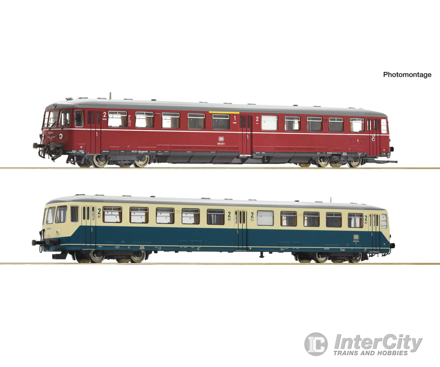 Roco 7710016 HO Accumulator railcar 515 537-9 with control cab coach DB European Locomotives