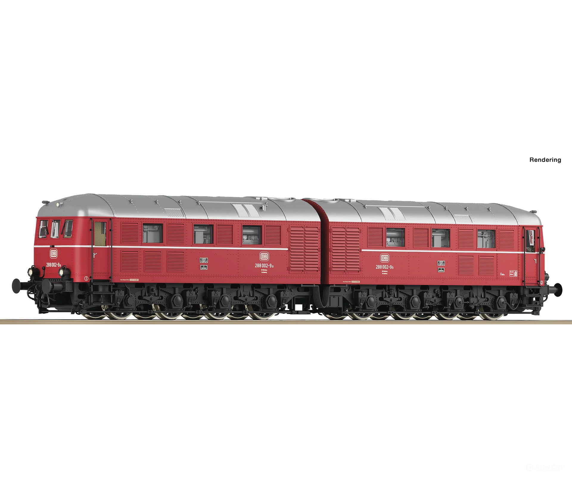 Roco 78116 Ho Diesel - Electric Double Locomotive 288 002 - 9 Db (Marklin Ac Digital Sound Version)