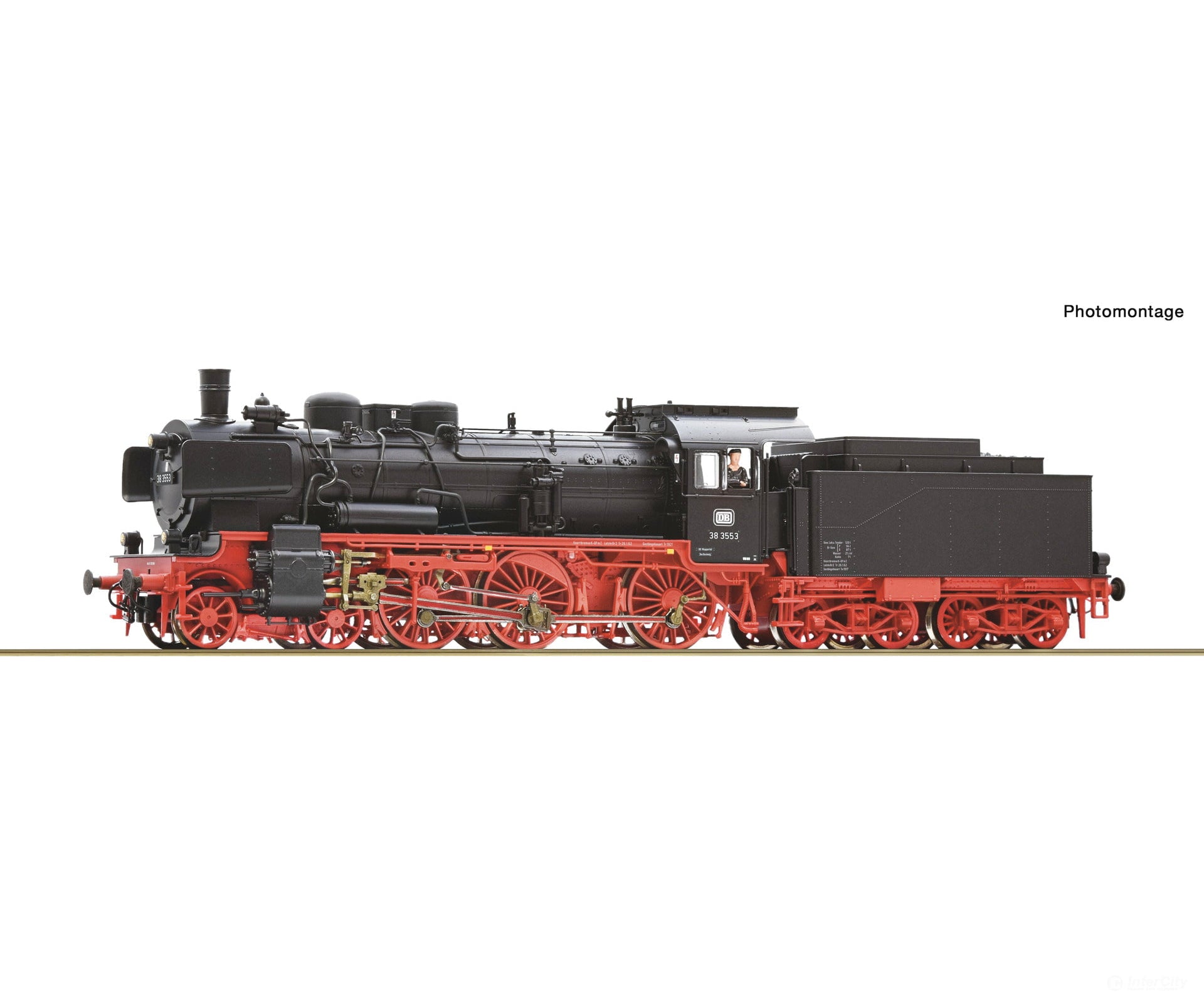 Roco 79388 Ho Steam Locomotive 38 3553 Db Ac Digital Sound European Locomotives
