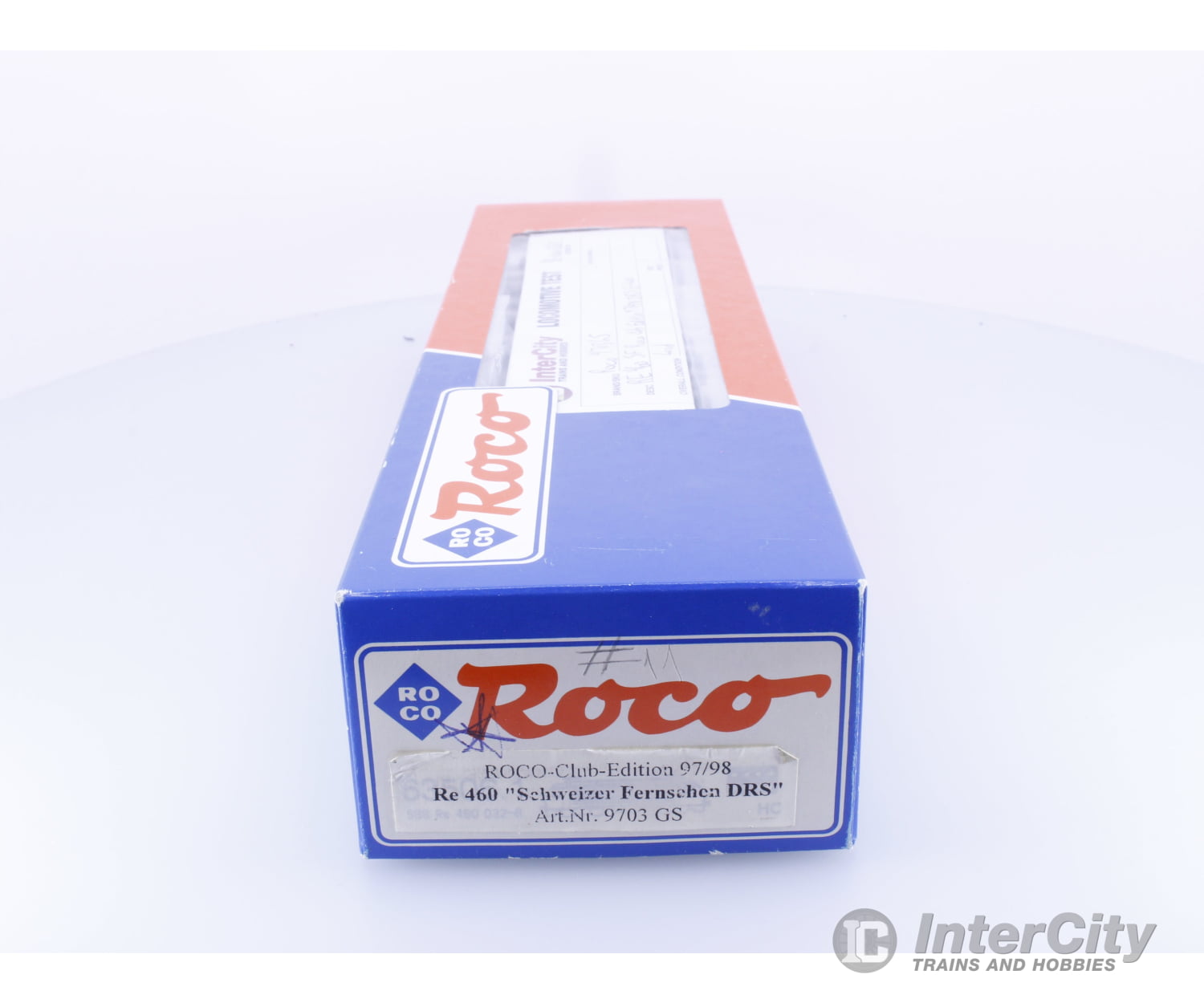 Roco 9703GS HO RE 460 Schweizer Fernschen Roco Club Edition 97/98 DRS E-Lok SBB-CFF-FFS (Switzerland) 056-5 DCC