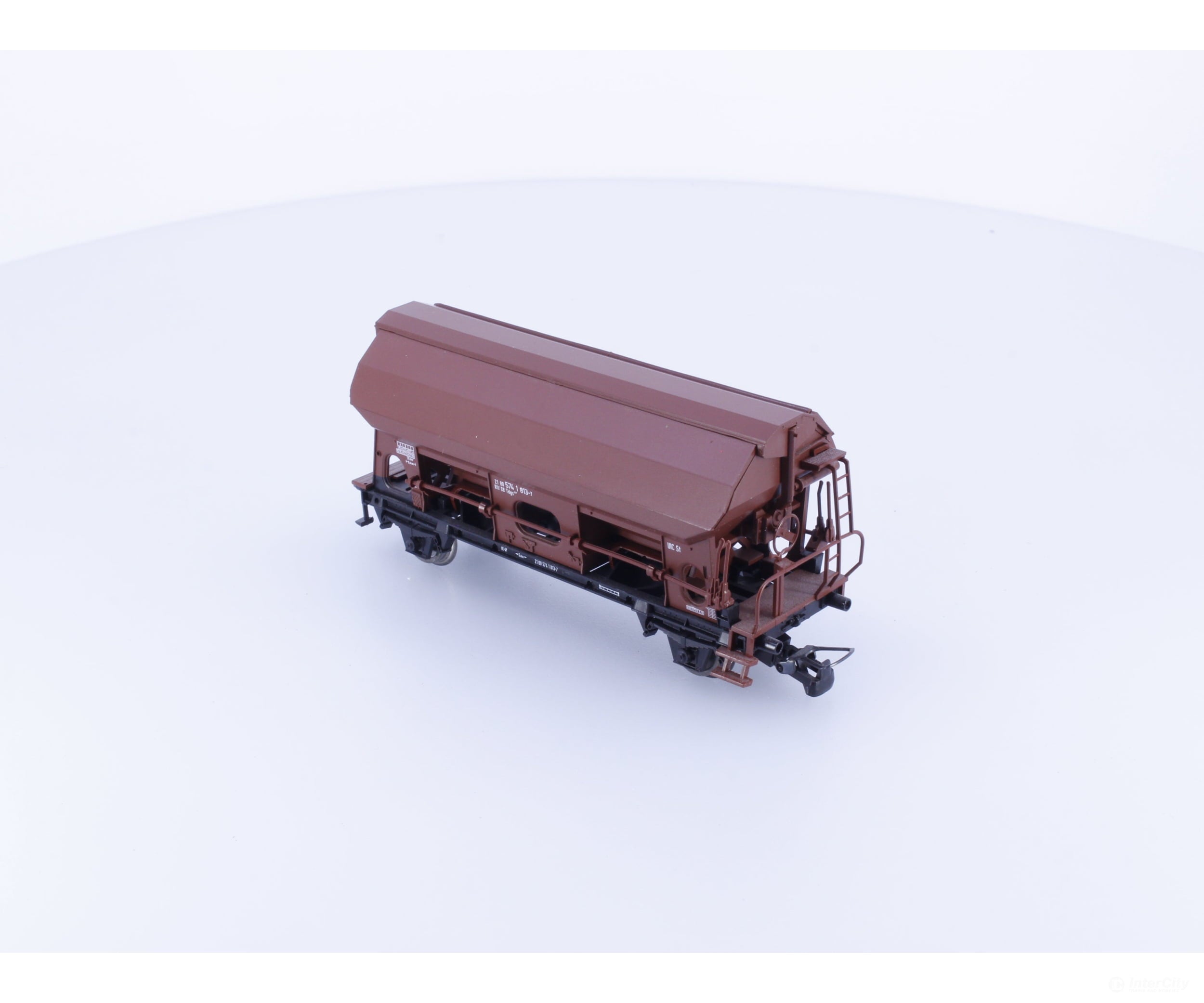 Roco DC HO DB Dump Car with Coal Load European Freight Cars
