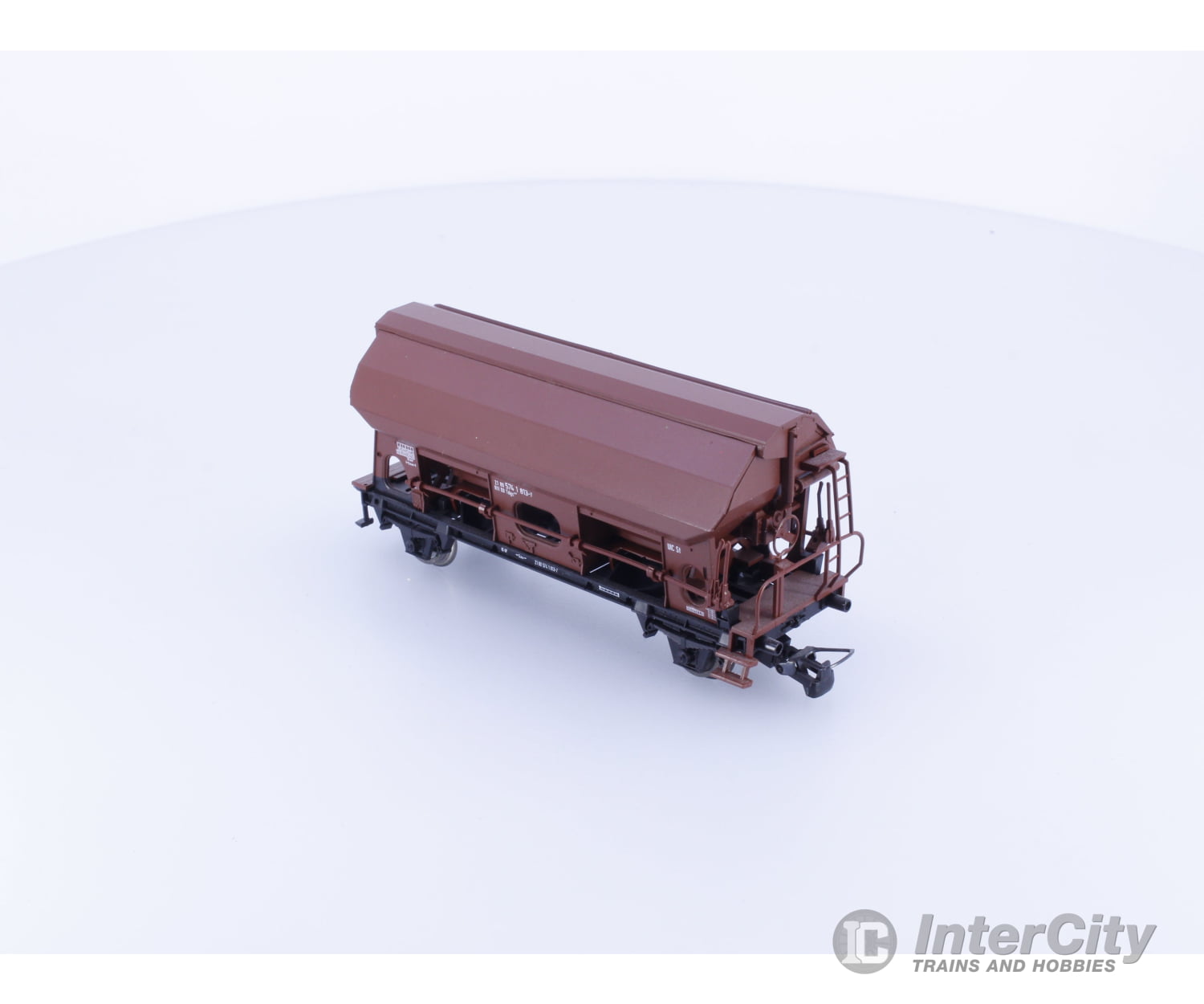 Roco DC HO DB Dump Car with Coal Load European Freight Cars