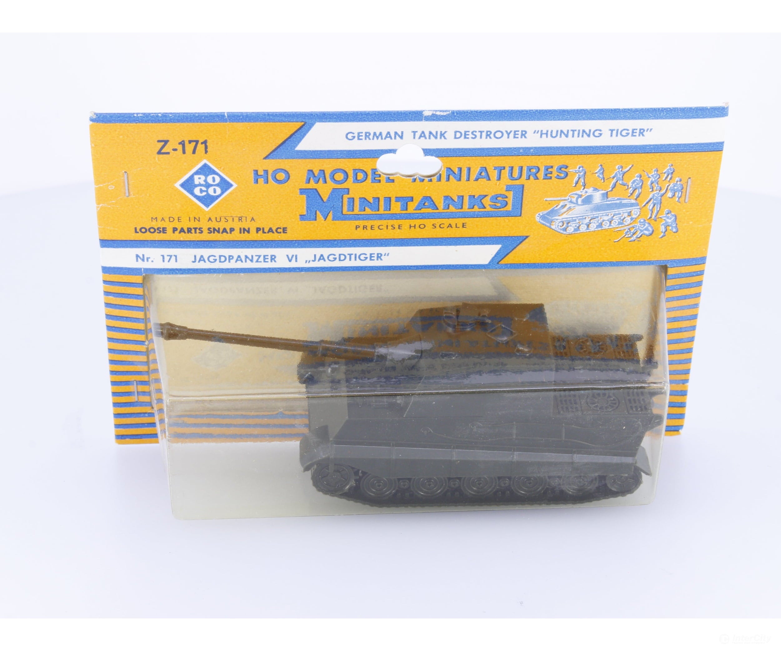 Roco Z-171 HO German Tank Destroyer Hunting Tiger (#2) - Cars & Trucks