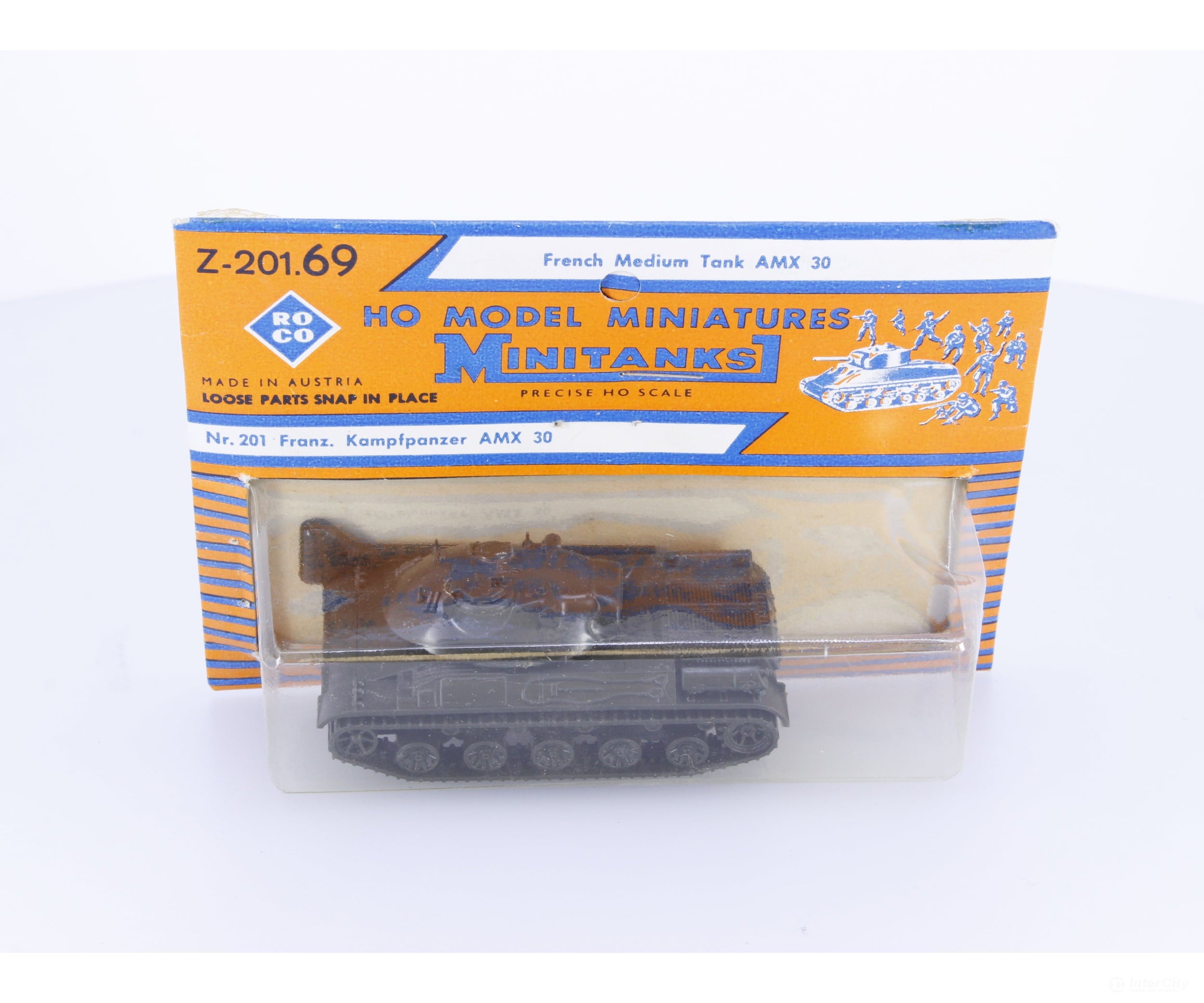 Roco Z-201.69 HO French Medium Tank AMX 30 (#5) - Cars & Trucks
