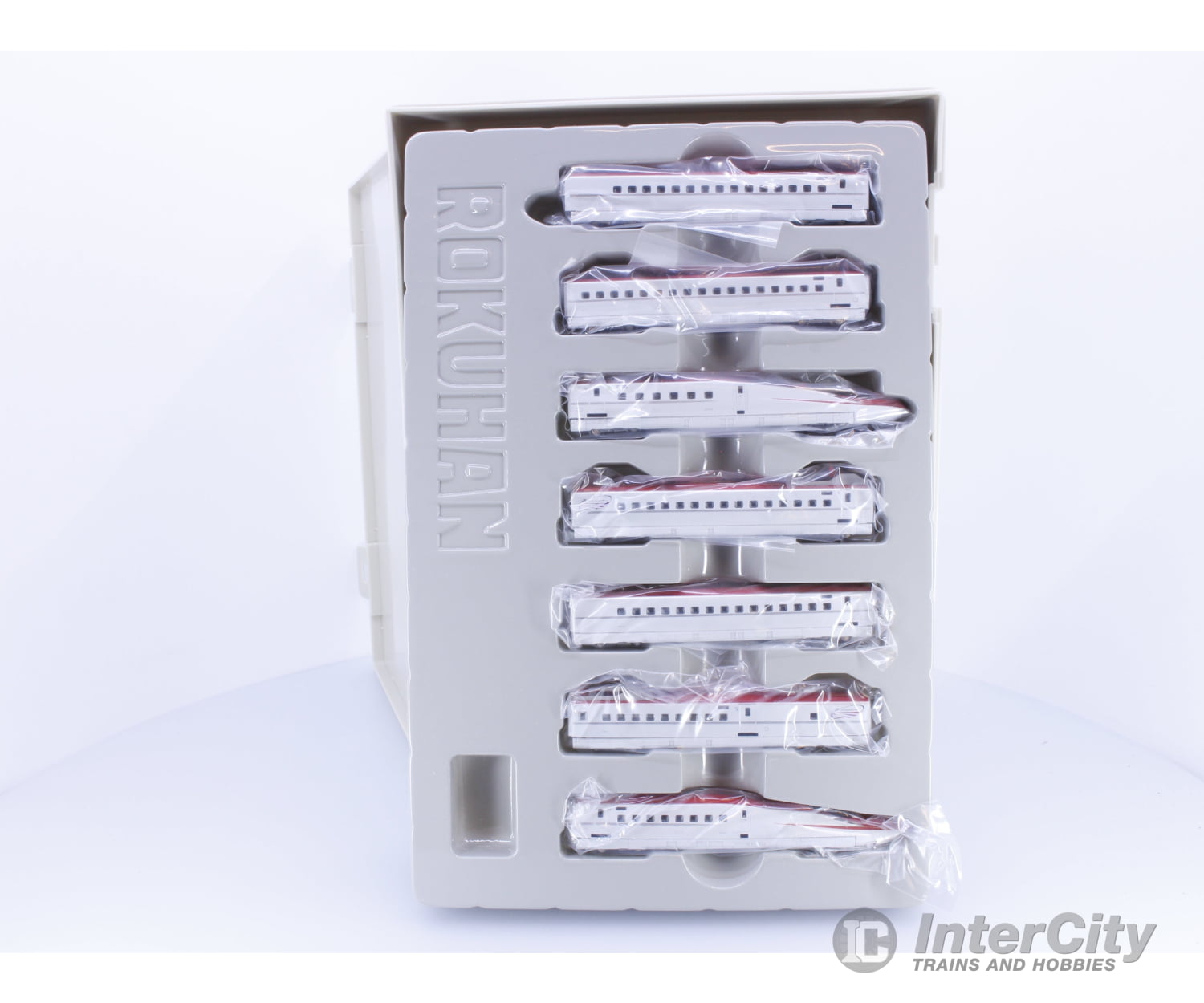 Rokuhan T029-1/-2 Z E6 Type Shinkansen Komachi 7 Piece Set Analog DC Locomotives