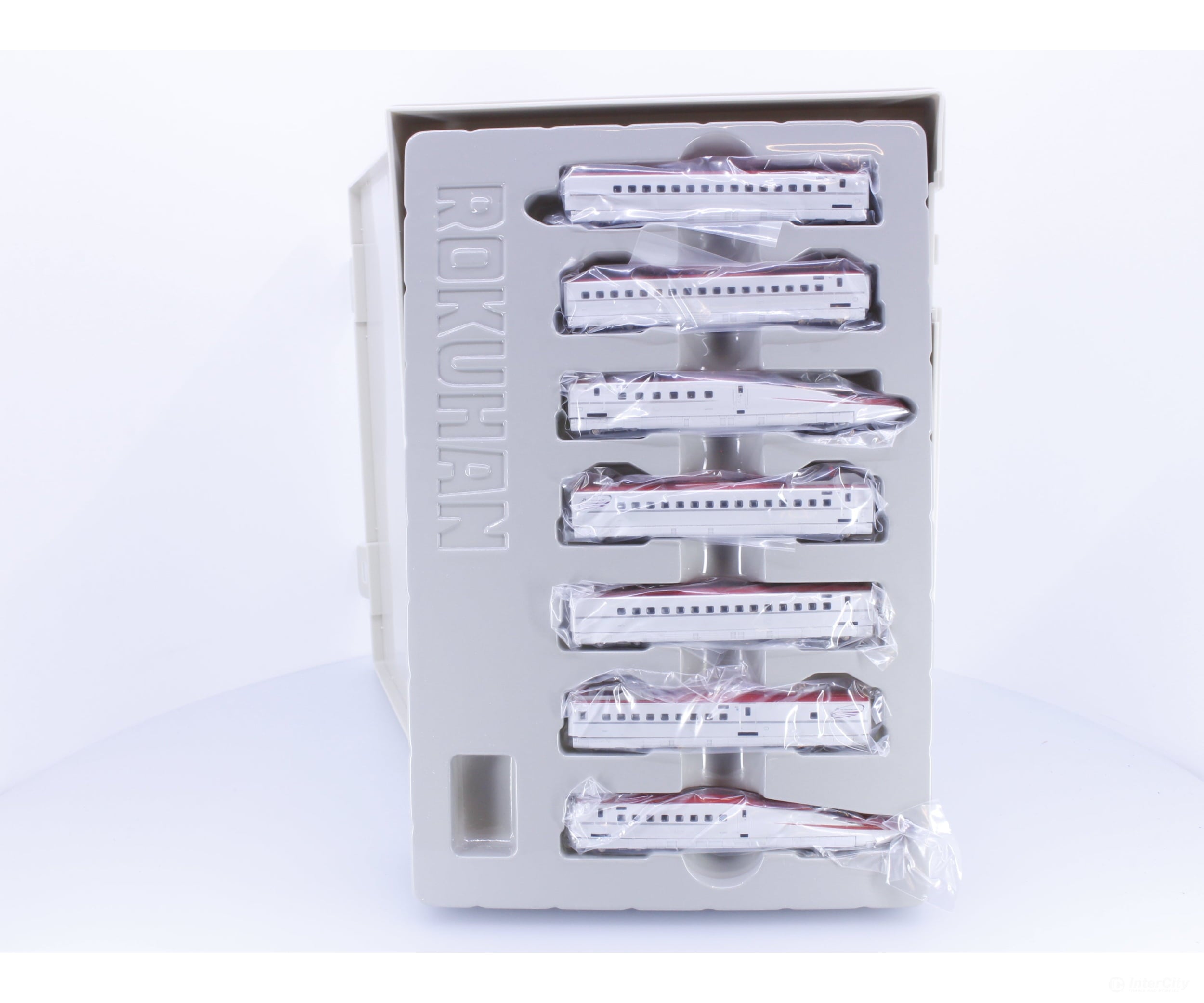 Rokuhan T029-1/-2 Z E6 Type Shinkansen Komachi 7 Piece Set Analog DC Locomotives