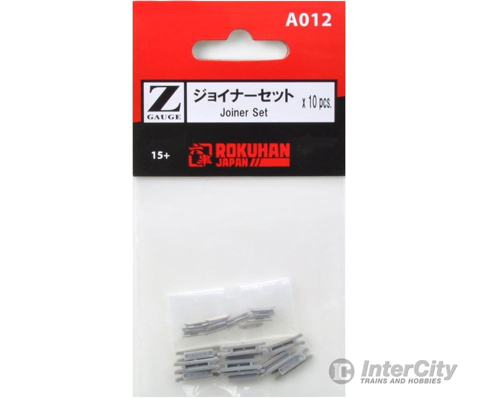 Rokuhan Z A012 Joiner set (10x metal joiners and 10x plastic joiners). Track Accessories