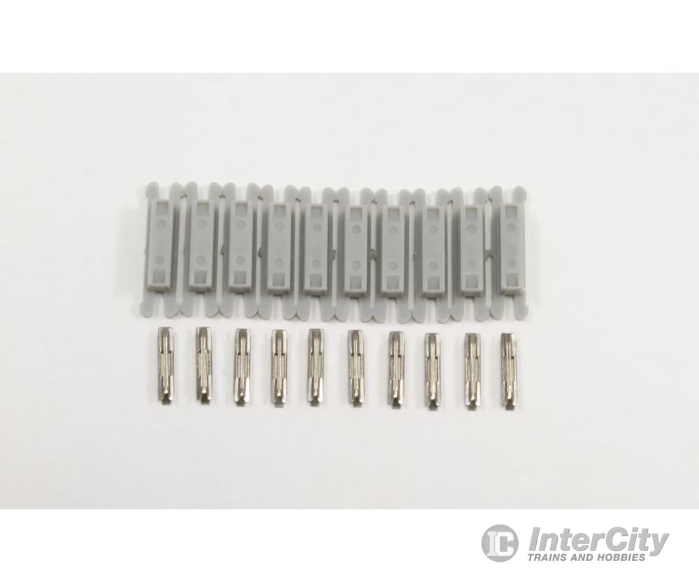 Rokuhan Z A012 Joiner set (10x metal joiners and 10x plastic joiners). Track Accessories