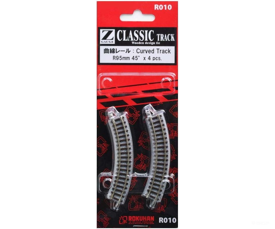 Rokuhan Z R010 Curved track R95 45 degree Track & Turnouts