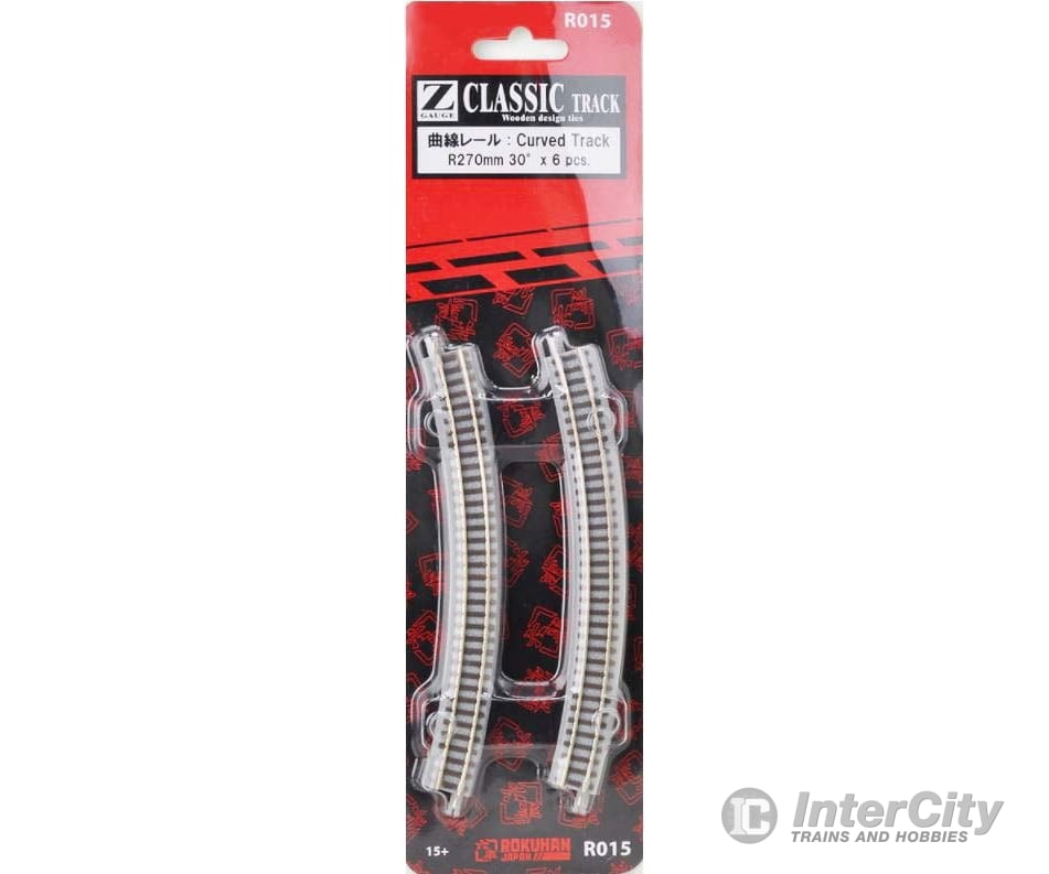 Rokuhan Z R015 Curved track R270 30 degree Track & Turnouts