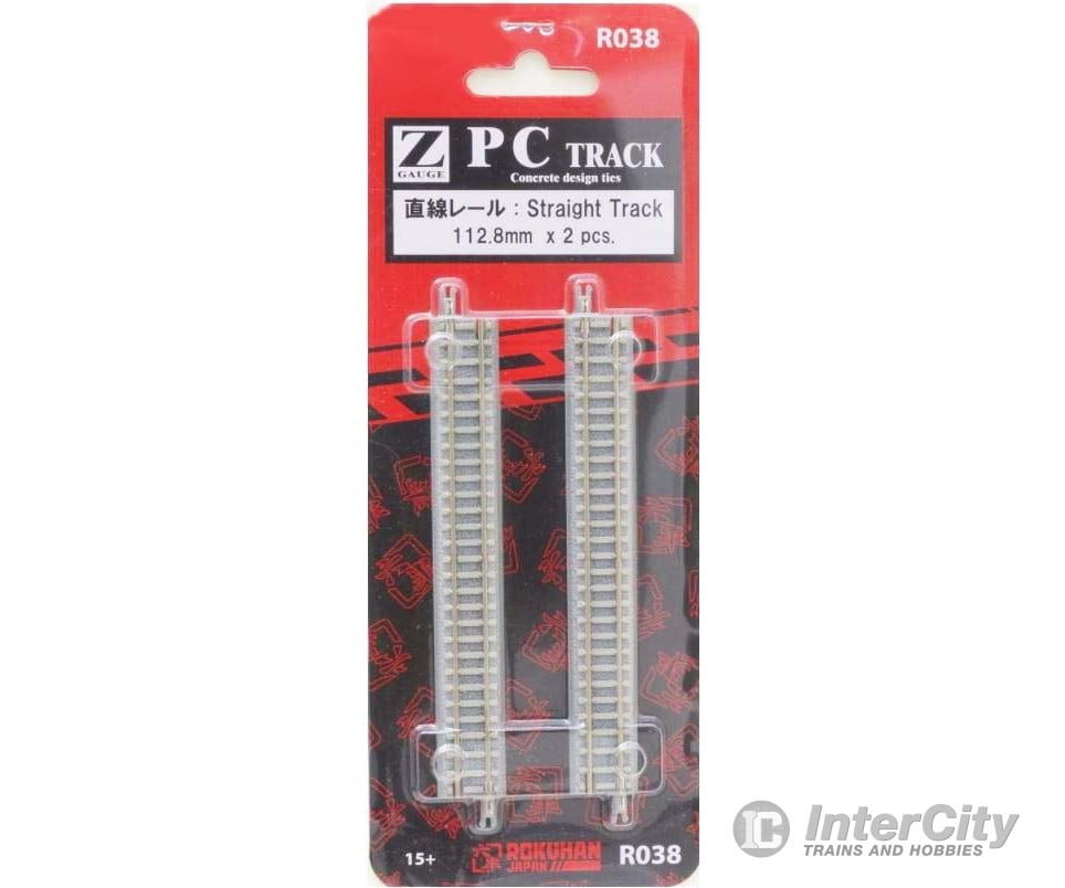 Rokuhan Z R038 PC 112.8mm straight track Concrete ties Track & Turnouts