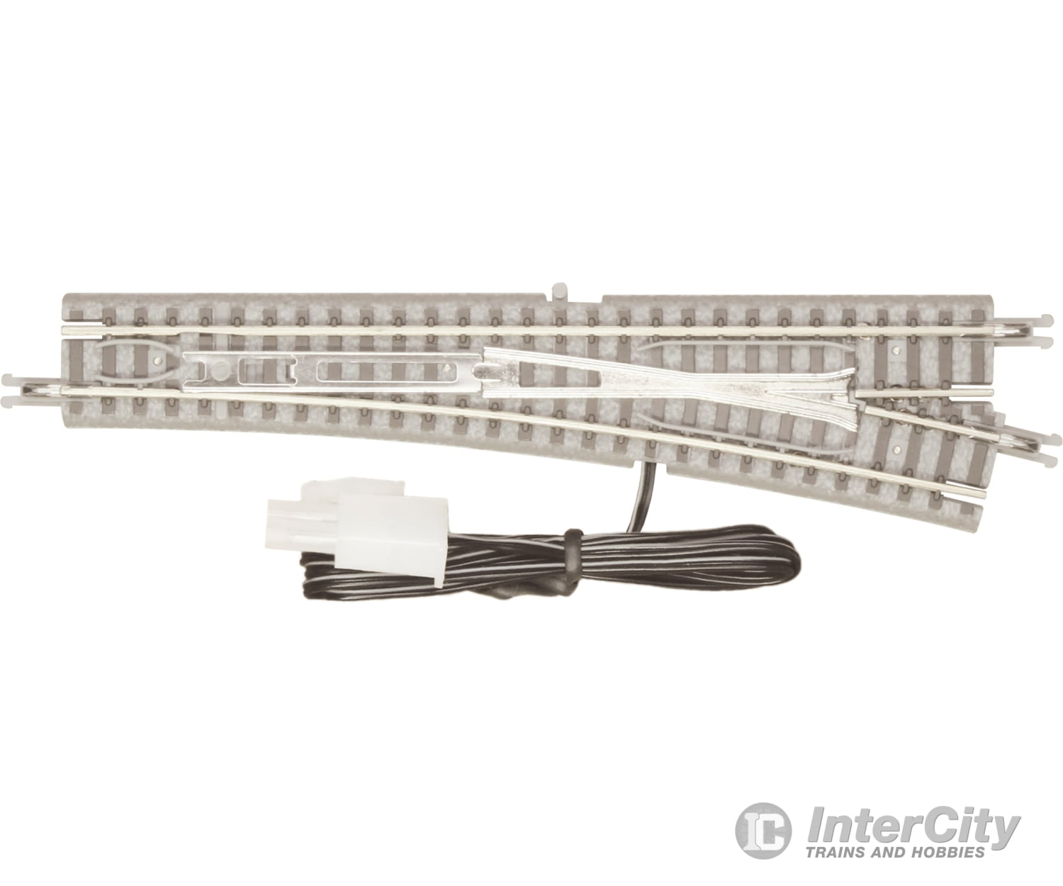 Rokuhan Z R040 Turnout 110mm right with 110mm cut straight track Track & Turnouts