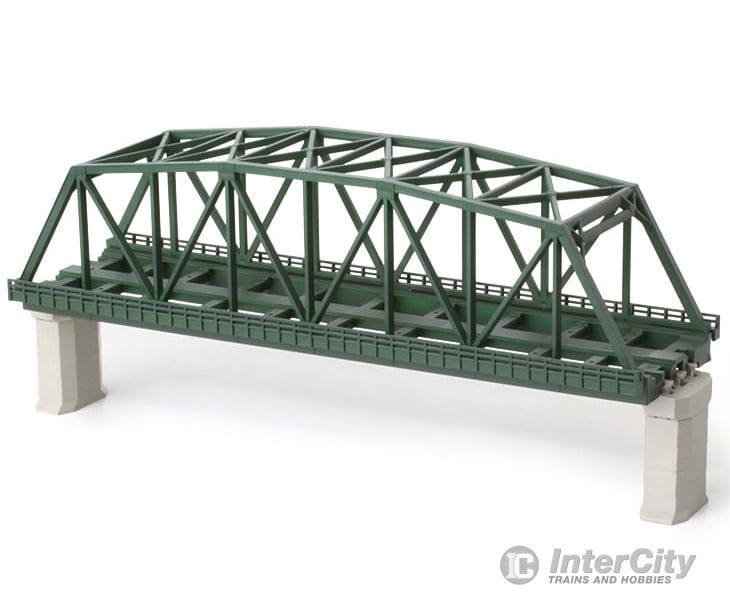 Rokuhan Z R043 Green double track iron bridge 220mm Tunnels & Bridges