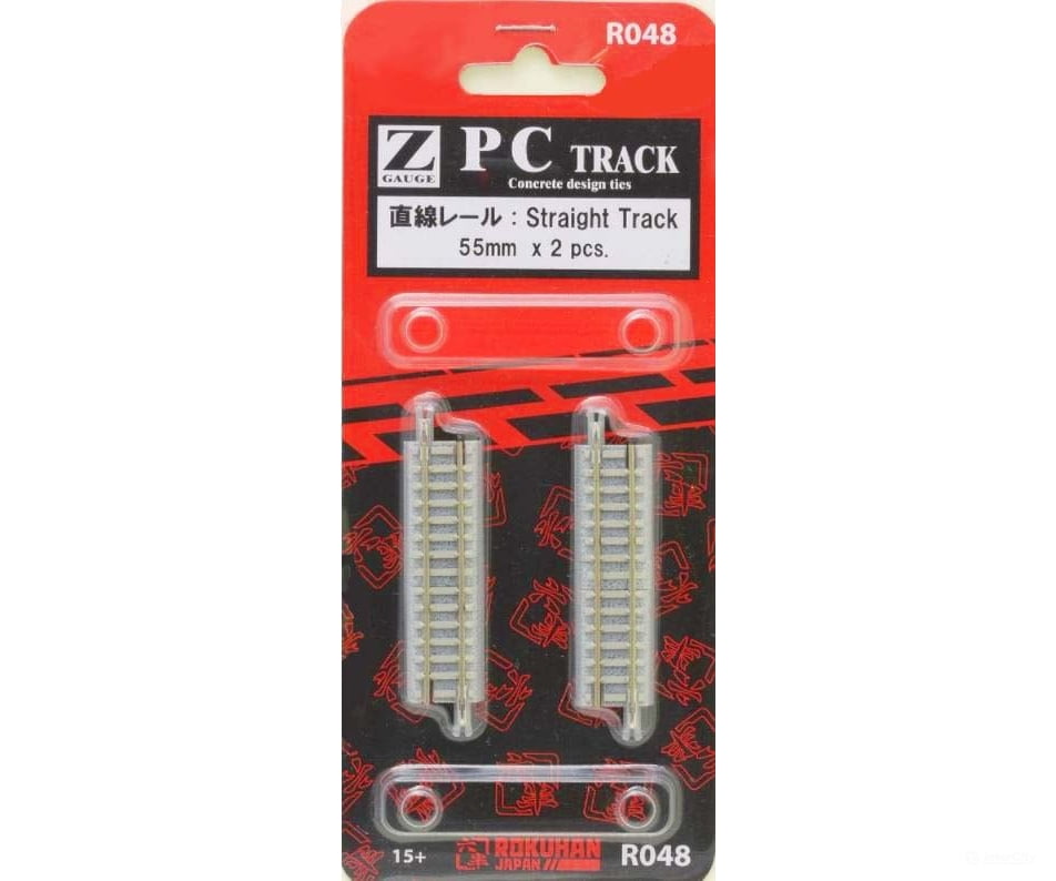 Rokuhan Z R048 PC track 55mm straight Track & Turnouts