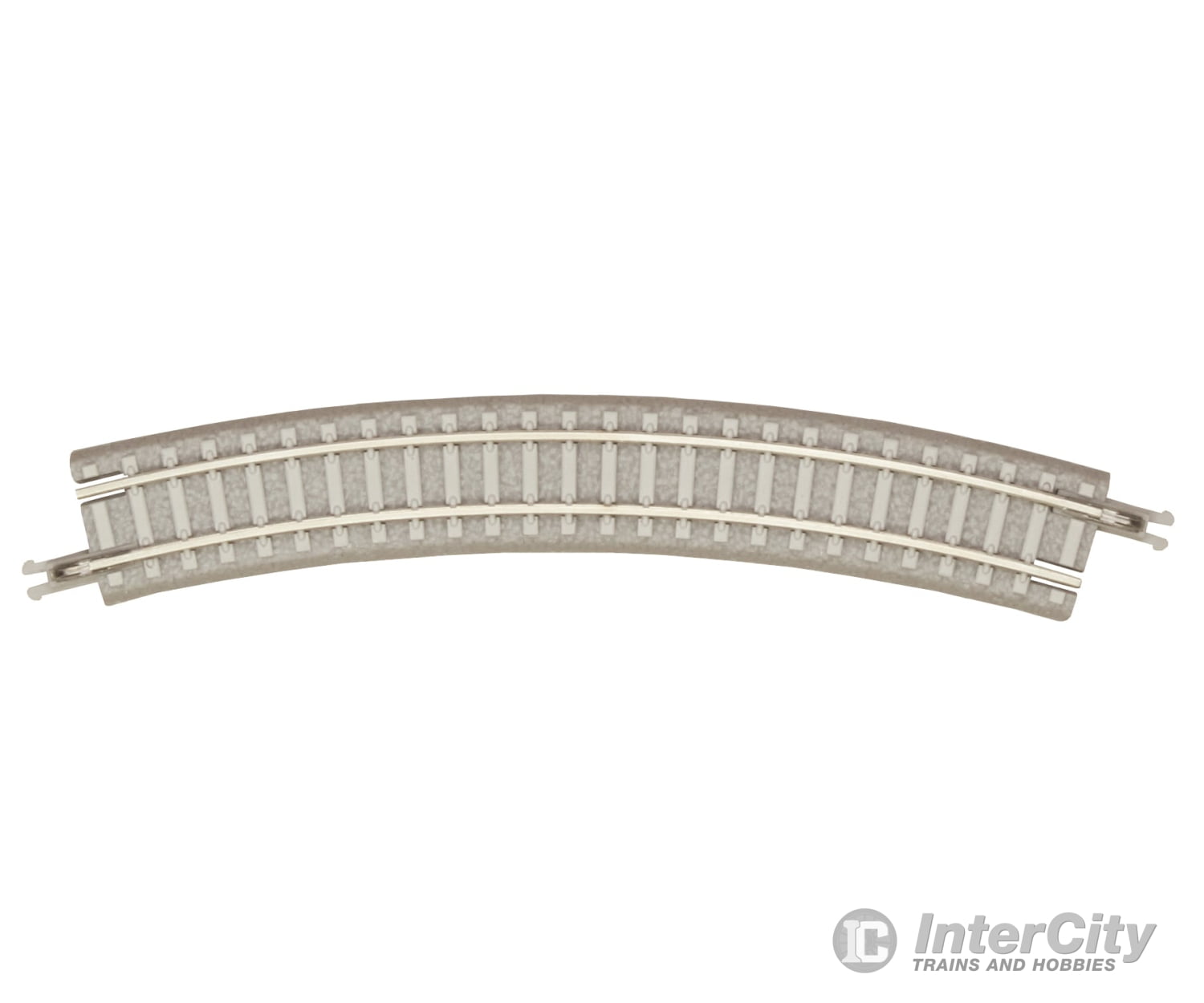 Rokuhan Z R051 195mm - 30 degree curve track with concrete ties Track & Turnouts