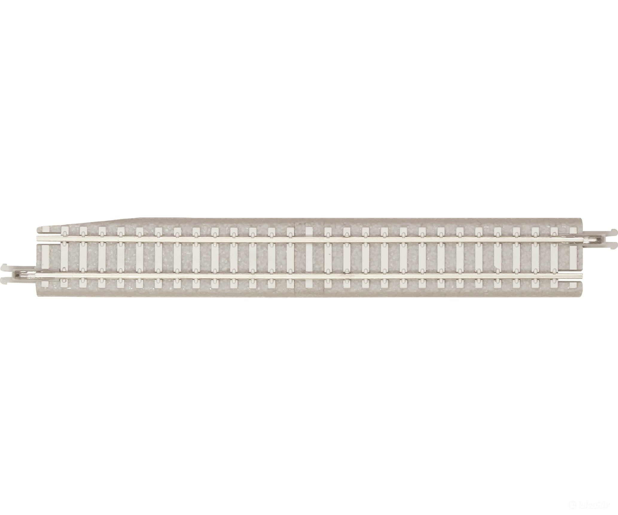 Rokuhan Z R055 Turnout 110mm left with 110mm cut straight track - concrete ties Track & Turnouts