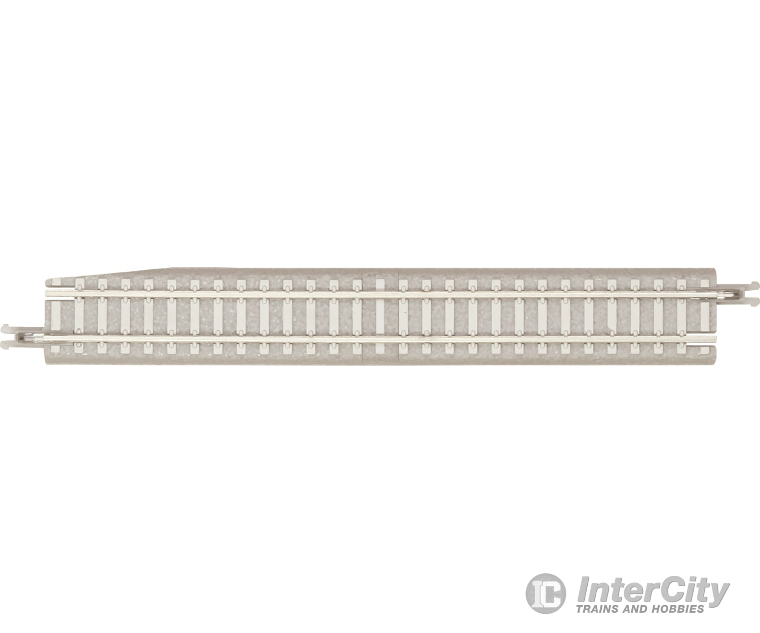 Rokuhan Z R055 Turnout 110mm left with 110mm cut straight track - concrete ties Track & Turnouts