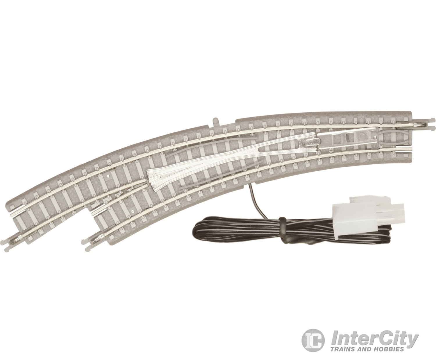 Rokuhan Z R057 Left curved turnout R195/R220 set with concrete ties Track & Turnouts
