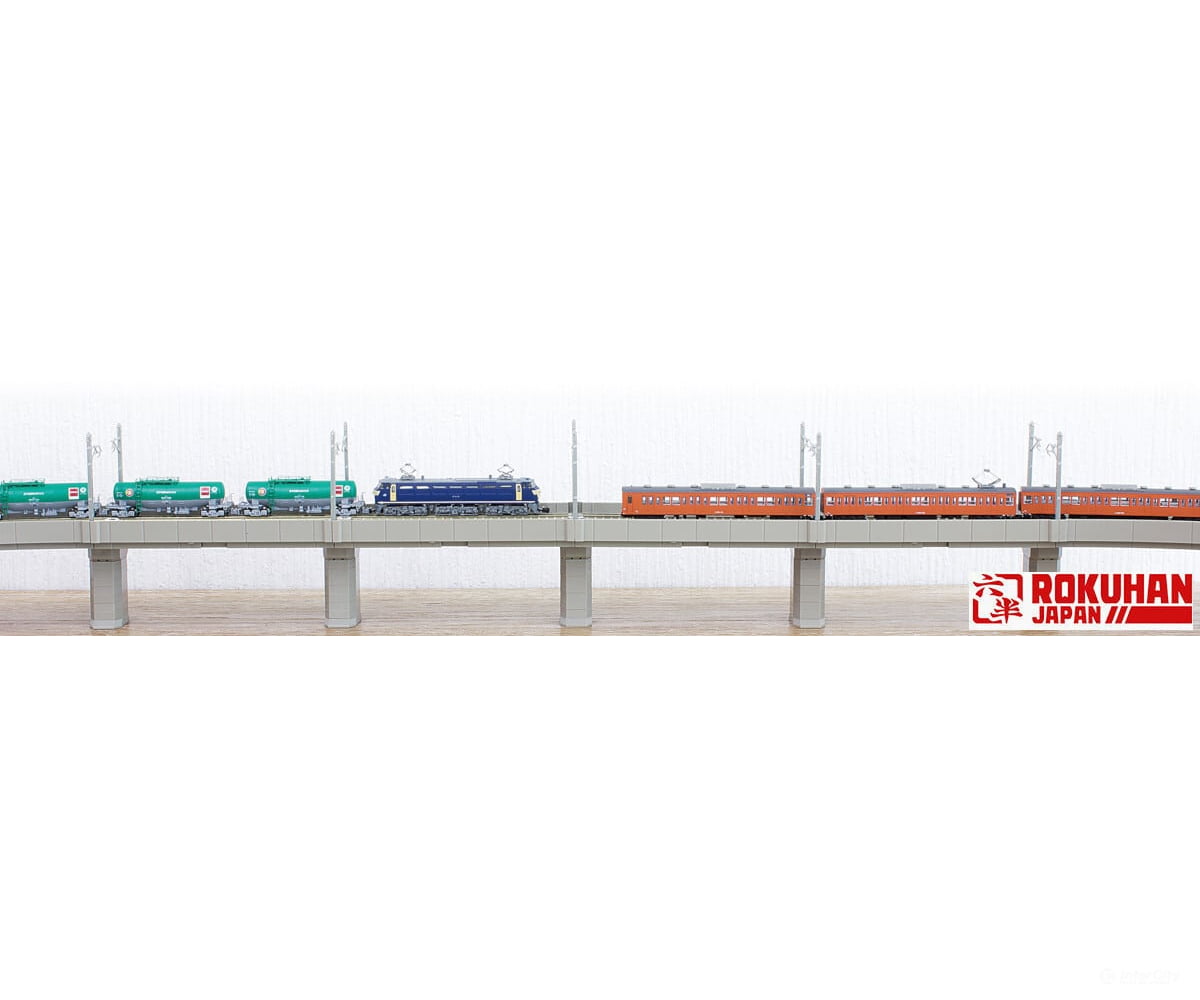 Rokuhan Z R095 Double Viaduct Set Track & Turnouts