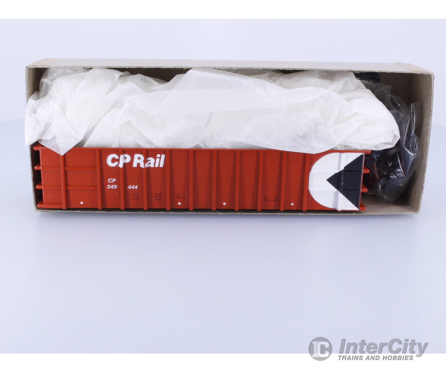 Roundhouse 01650 HO 50’ Thrall Hi-Side Gondola Canadian Pacific (CP) 349444 (#1) Freight Cars