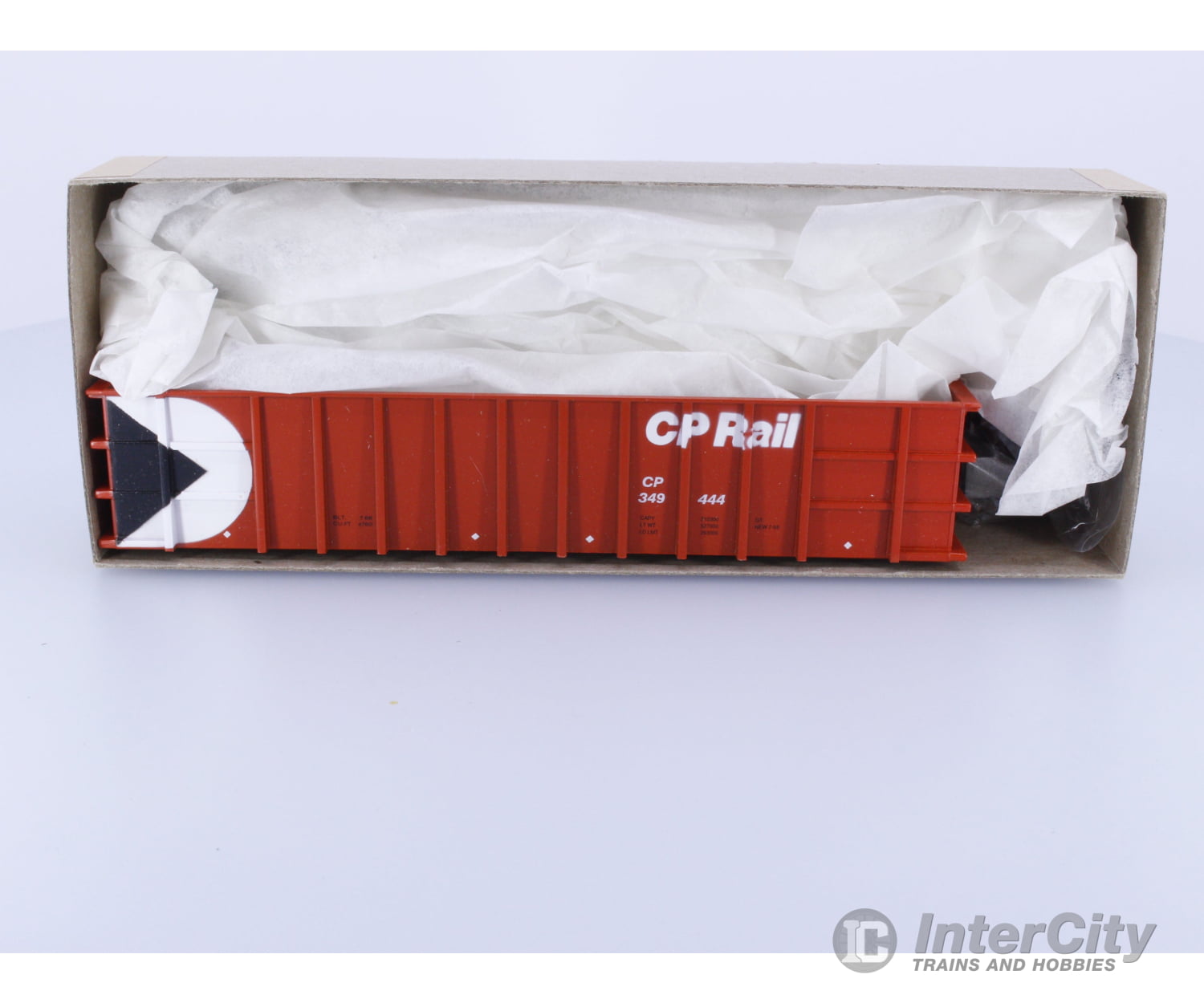 Roundhouse 01650 HO 50’ Thrall Hi-Side Gondola Canadian Pacific (CP) 349444 Freight Cars