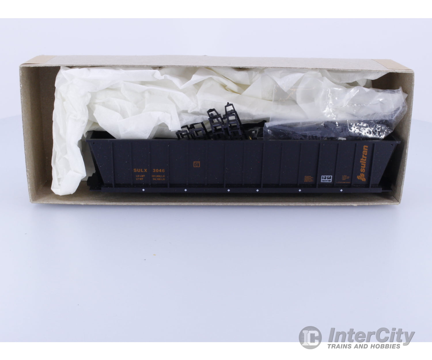 Roundhouse 1-204 HO Bathtub Gondola Sultran SULX 3046 (#2) Freight Cars