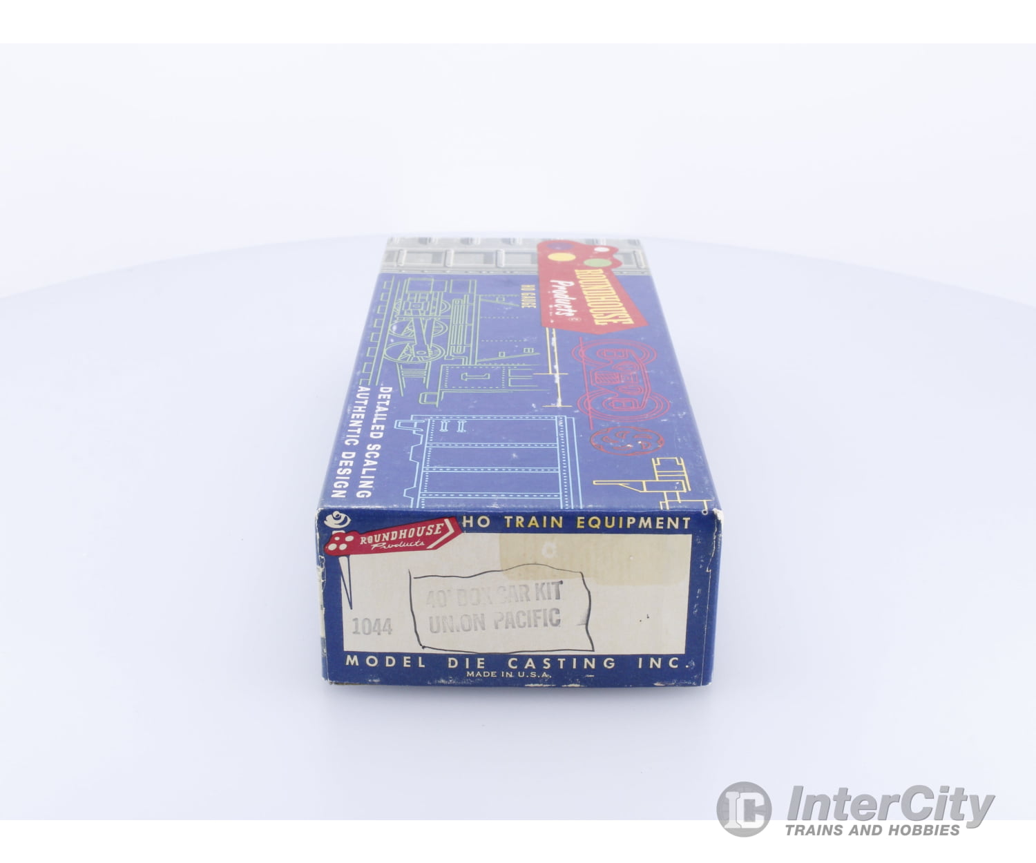 Roundhouse 1044 HO 40’ Box Car Kit Union Pacific (UP) 186028 Freight Cars