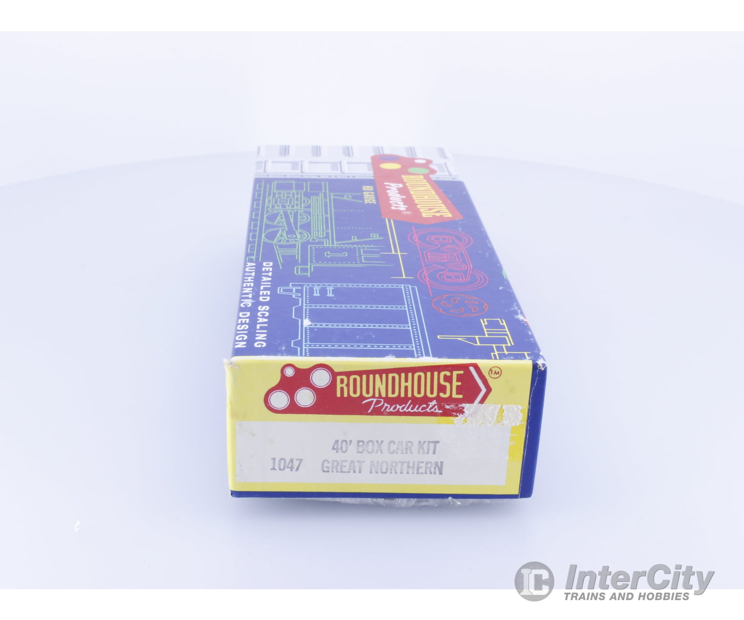 Roundhouse 1047 HO 40’ Box Car Kit Great Northern (GN) 2549 Freight Cars