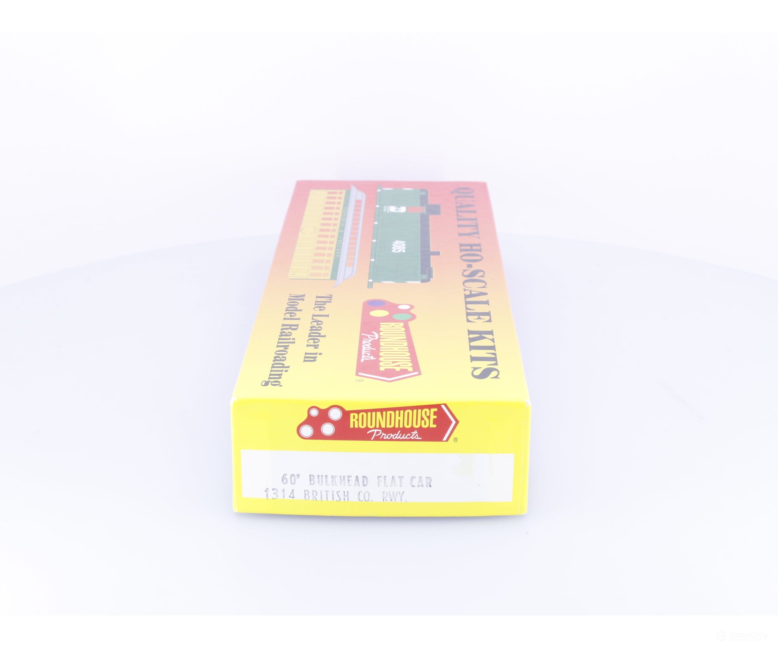 Roundhouse 1314 HO 60β Bulkhead Flat Car #6 BC Rail (BCOL) 869378 - Freight Cars