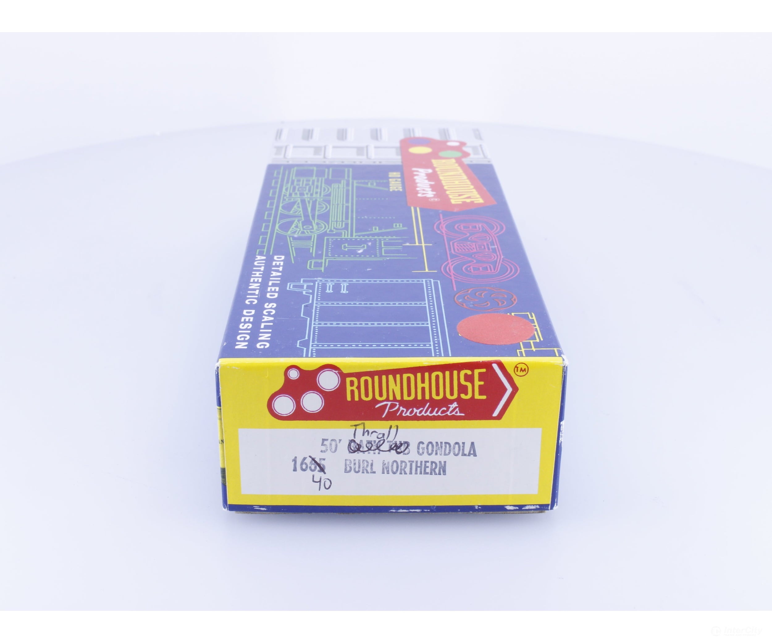 Roundhouse 1640 HO 50’ Thrall Gondola #2 Undecorated - Freight Cars