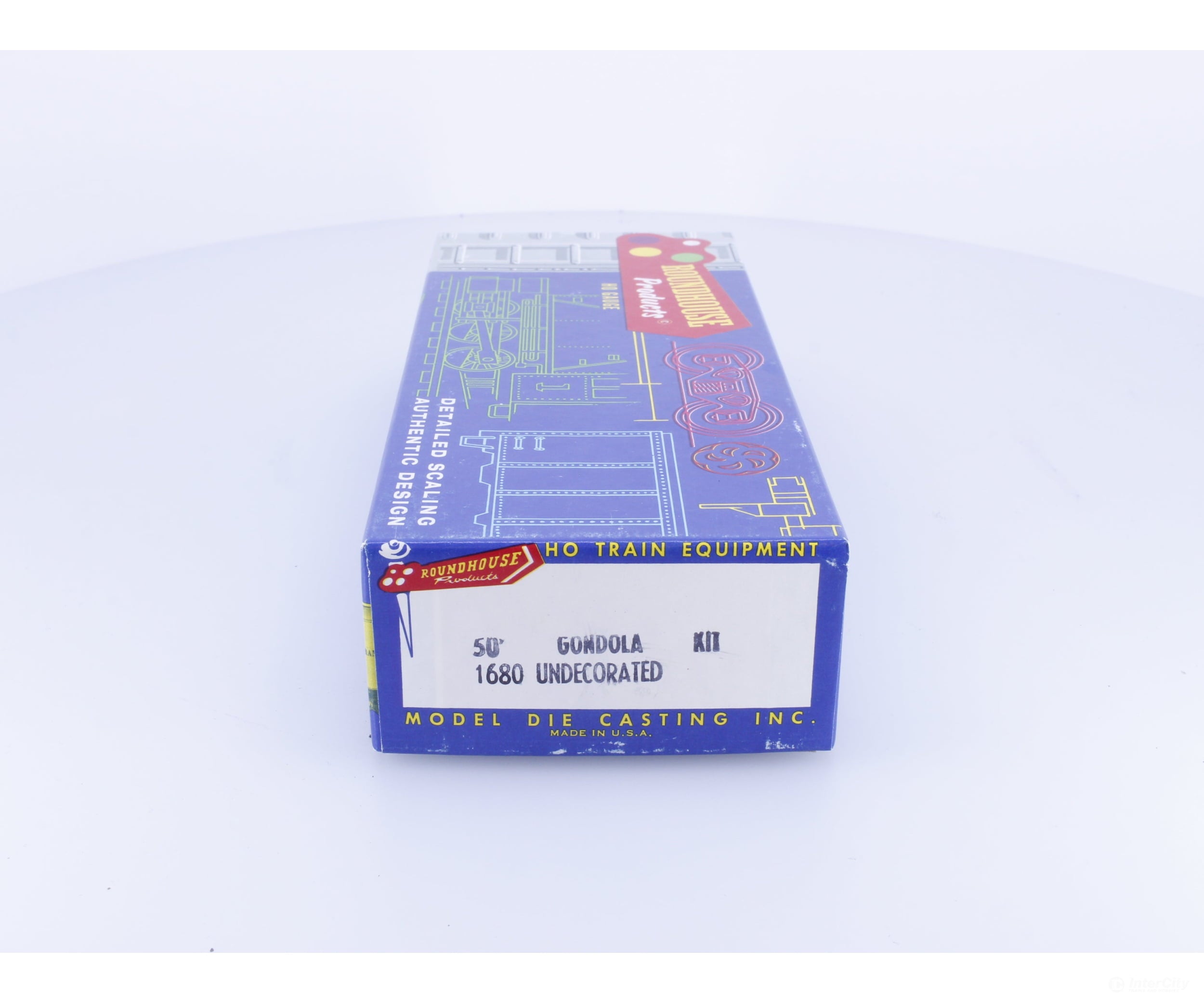 Roundhouse 1680 HO 50’ Gondola #9 Undecorated 7516 - Freight Cars