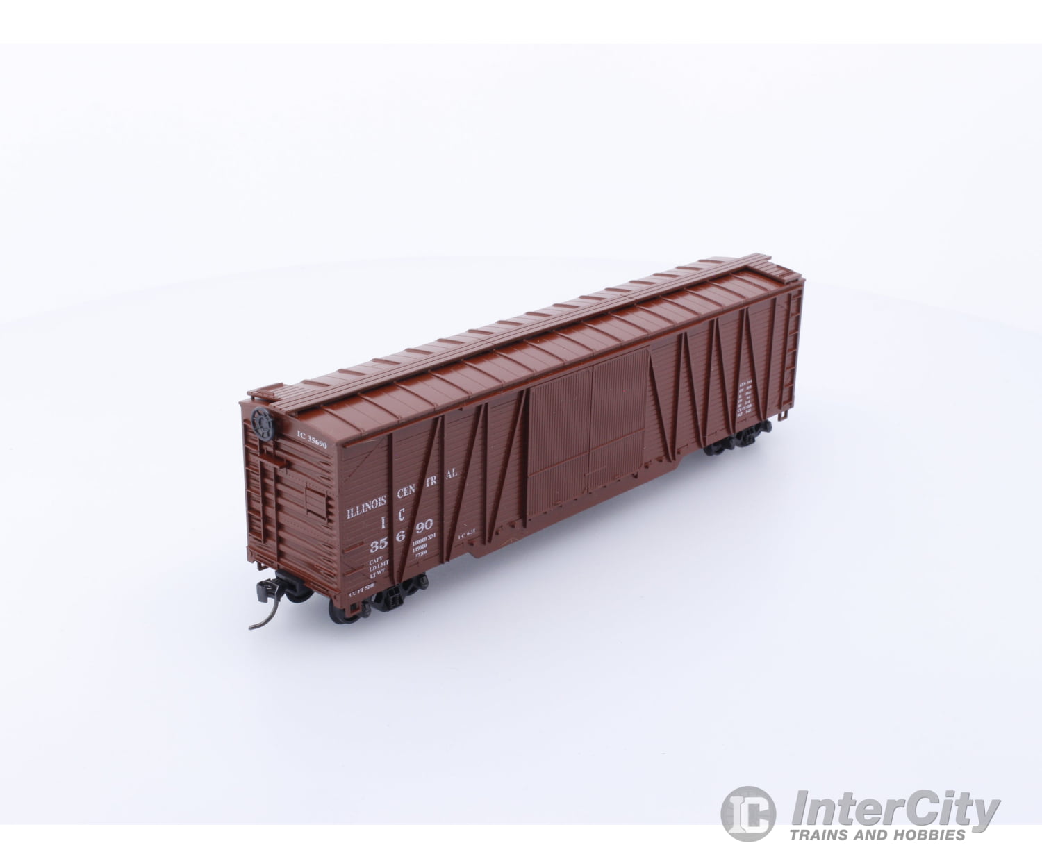 Roundhouse 2118 HO 50’ Box Car Illinois Central (IC) 35690 Freight Cars