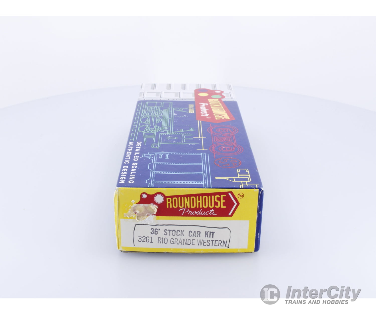 Roundhouse 3261 HO 36’ Stock Car kit Denver and Rio Grande Western (DRGW) 908 Freight Cars