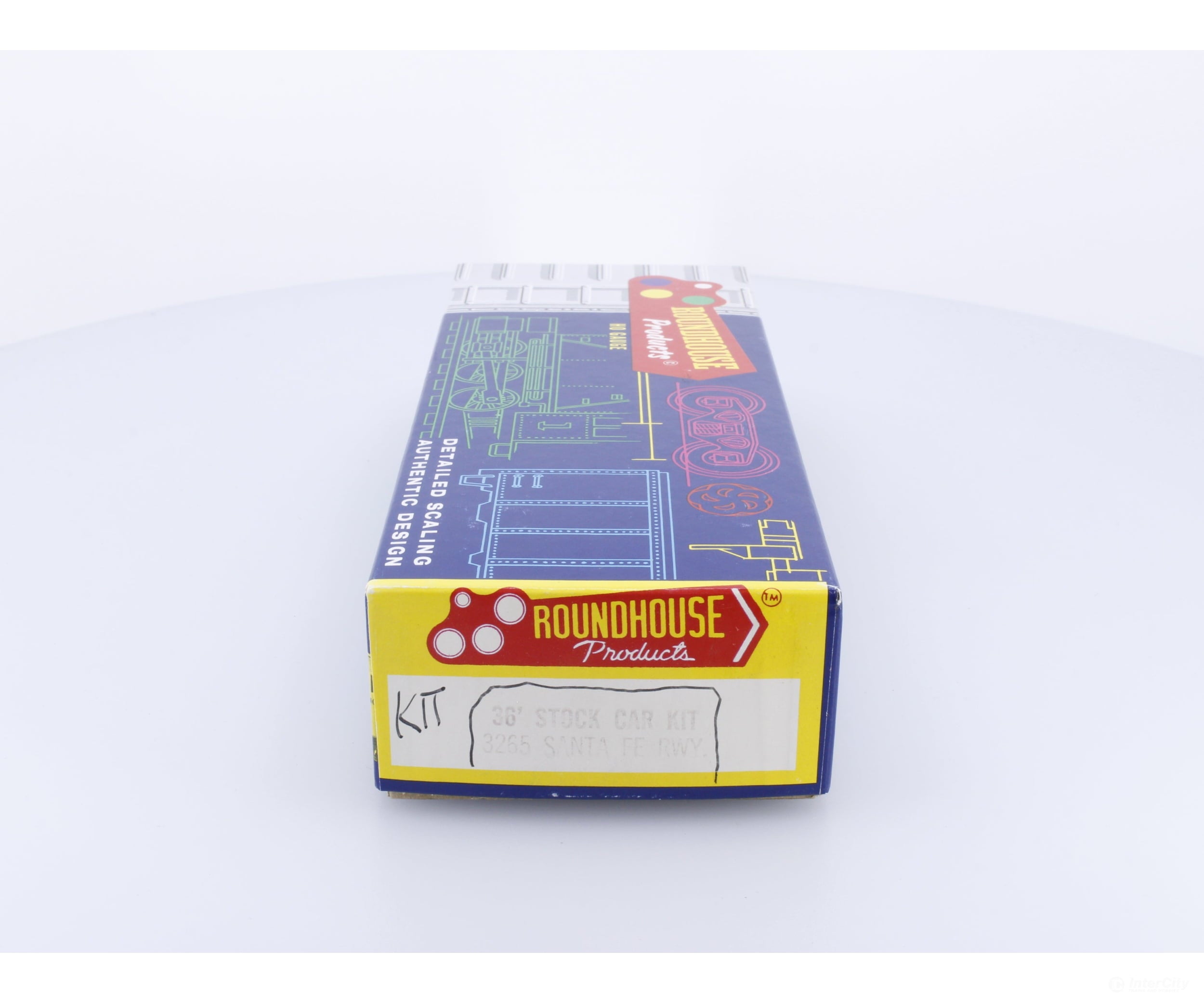 Roundhouse 3265 HO 36’ Stock Car kit Atchison Topeka and Santa Fe (ATSF) 1629 Freight Cars