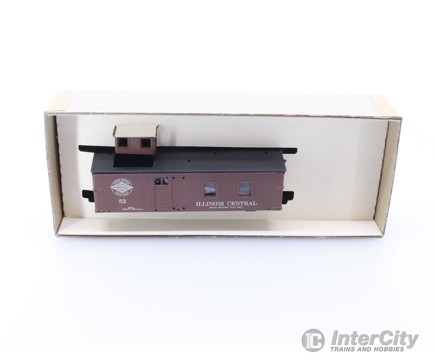 Roundhouse 3423 HO Caboose Old Timer Kit Illinois Central (IC) 52 Freight Cars