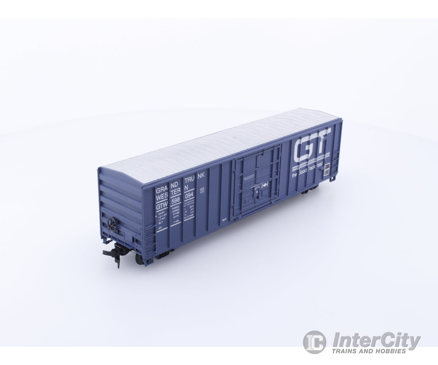 Roundhouse 3622 HO 50’ FMC Box Car Grand Trunk Western (GTW) 598094 Freight Cars
