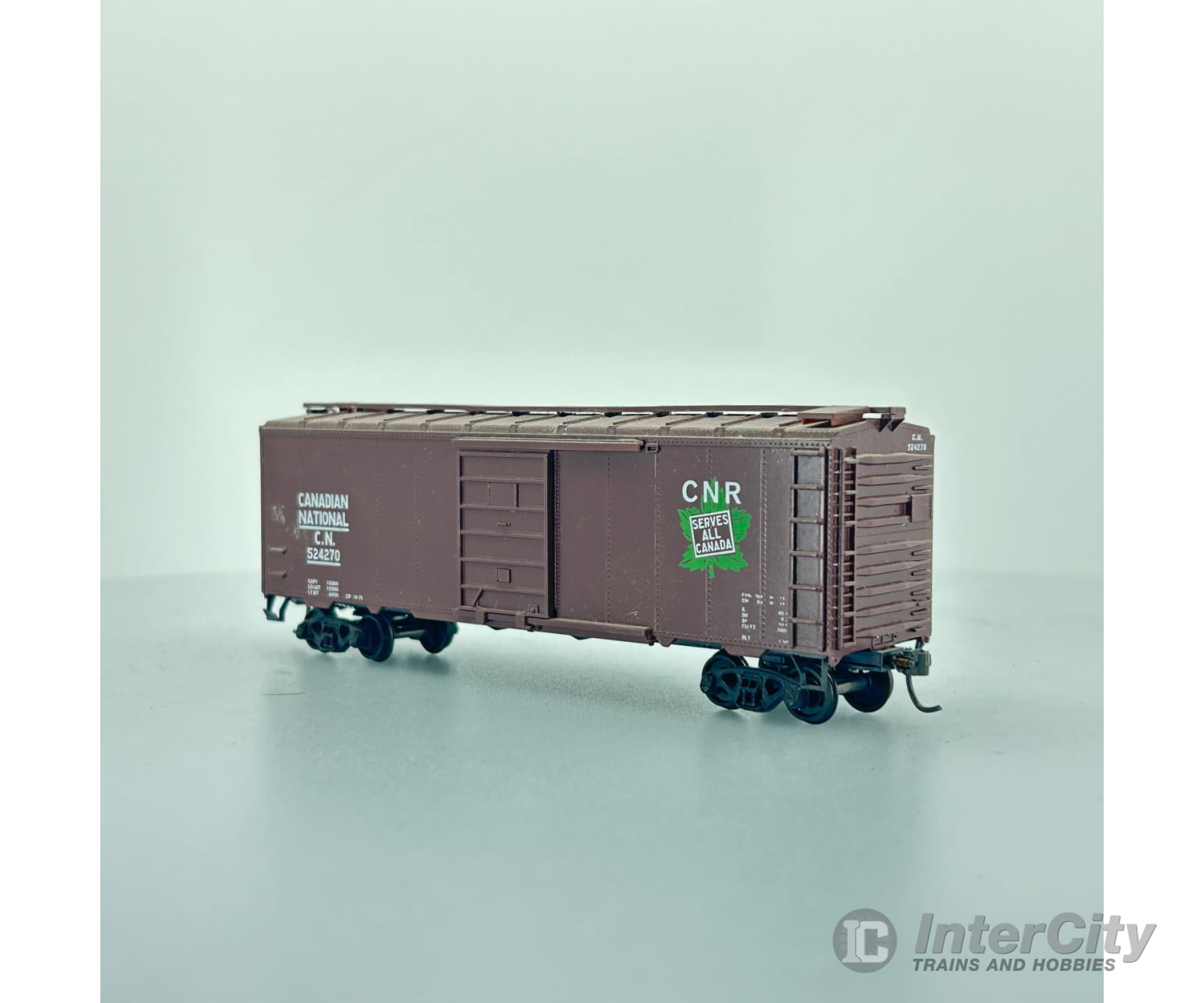 Roundhouse 40 Single Door Boxcar Canadian National Cn 524270 Freight Cars