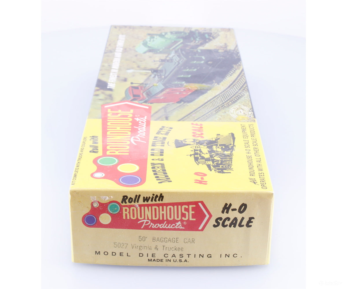 Roundhouse 5027 HO 50’ Old Time Baggage Car Virginia & Truckee 23 - Freight Cars
