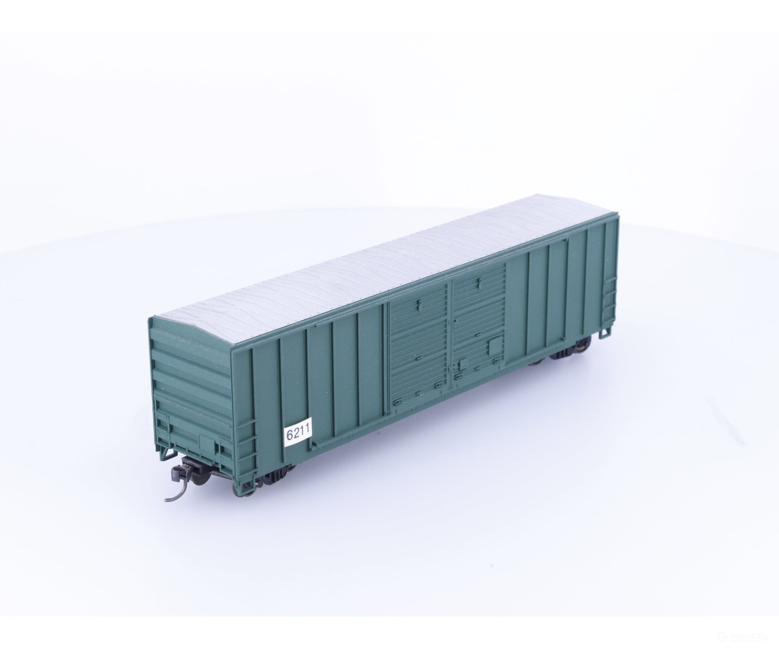 Roundhouse 6211 HO 50’ Double Door Boxcar Undecorated 6211 - Freight Cars