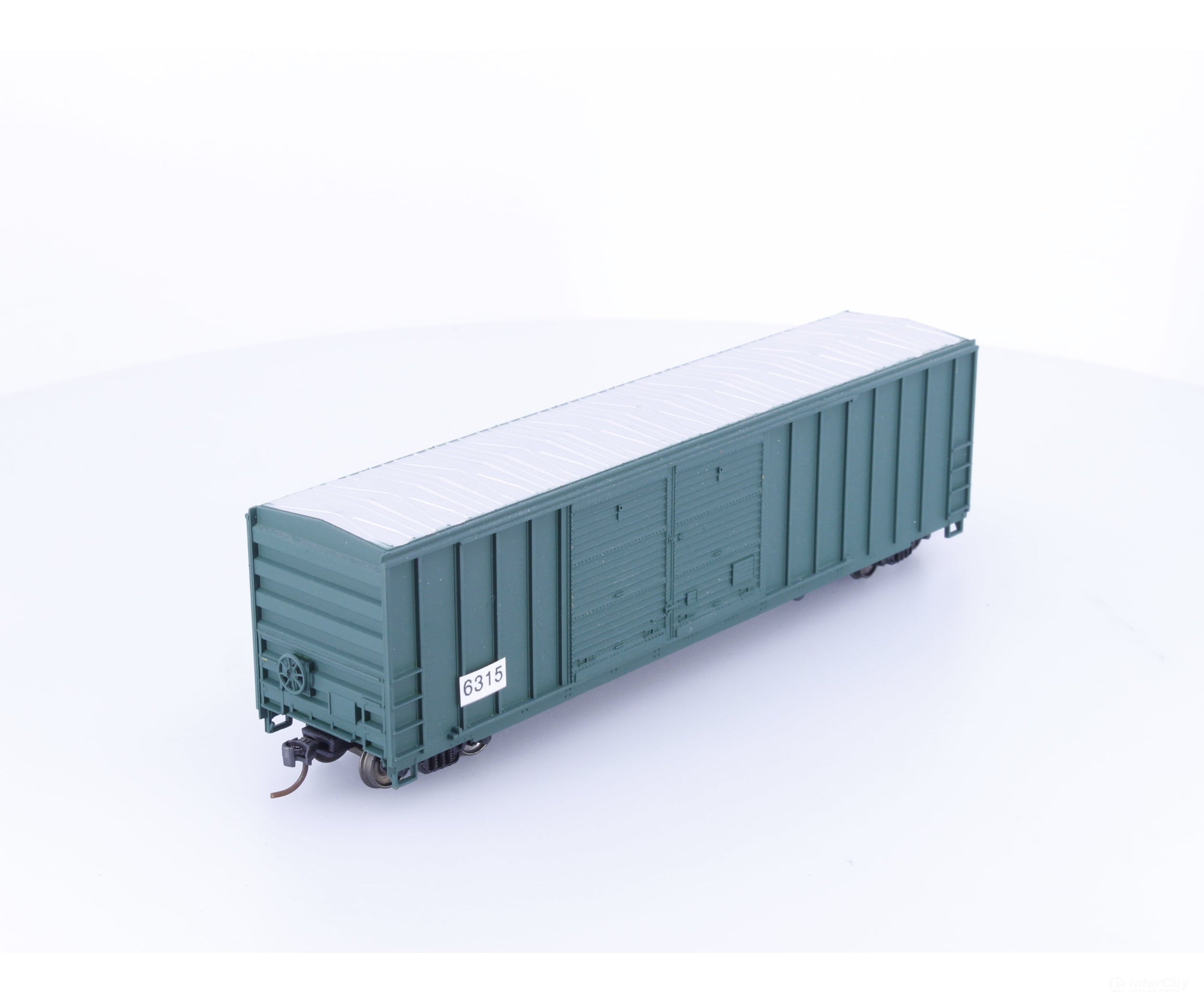 Roundhouse 6315 HO 50’ Double Door Boxcar Undecorated 6315 - Freight Cars