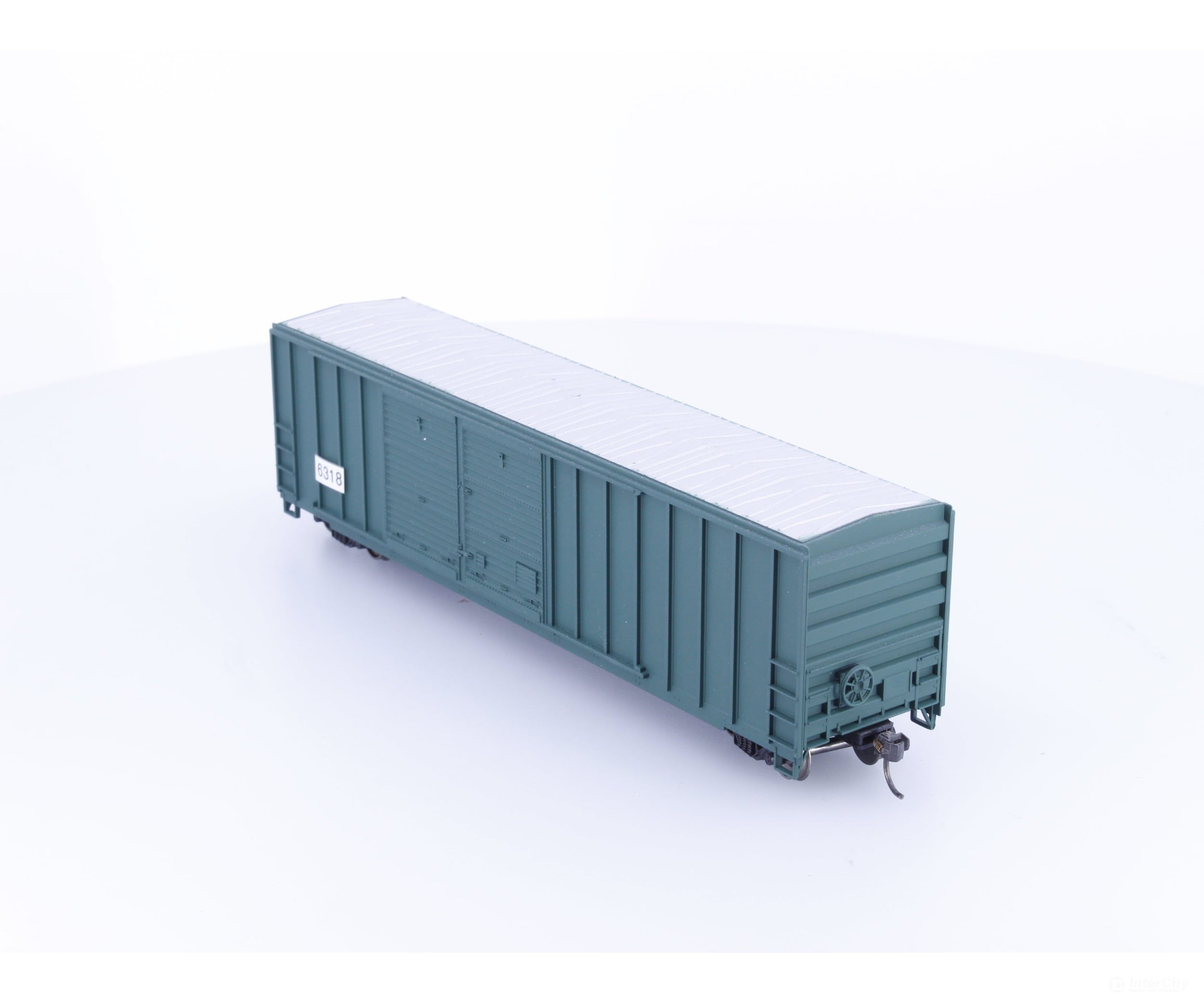 Roundhouse 6318 HO 50’ Double Door Boxcar Undecorated 6318 - Freight Cars