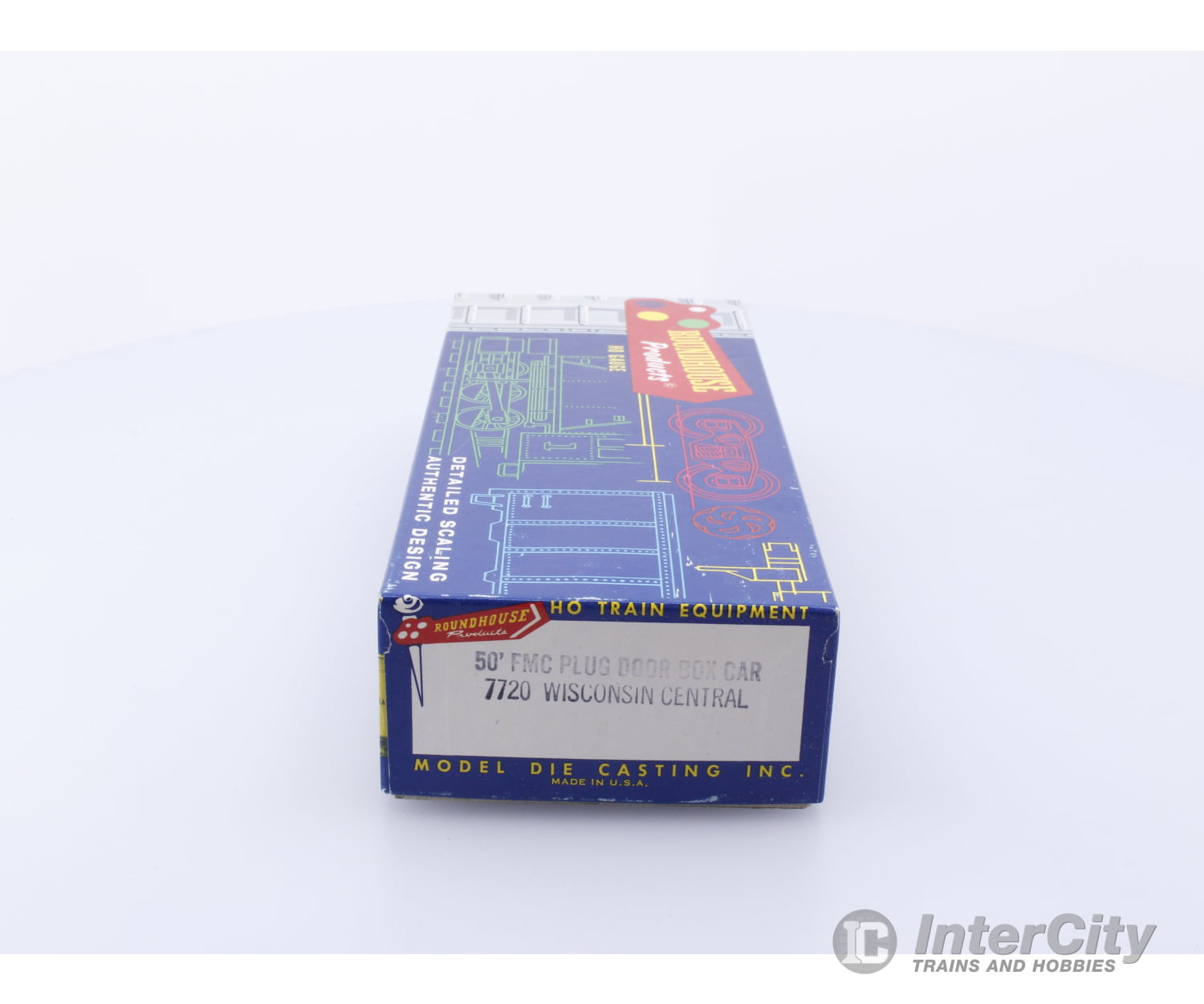 Roundhouse 7720 HO 50’ FMC Plug Door Box Car Kit Wisconsin Central (WC) 16630 Freight Cars