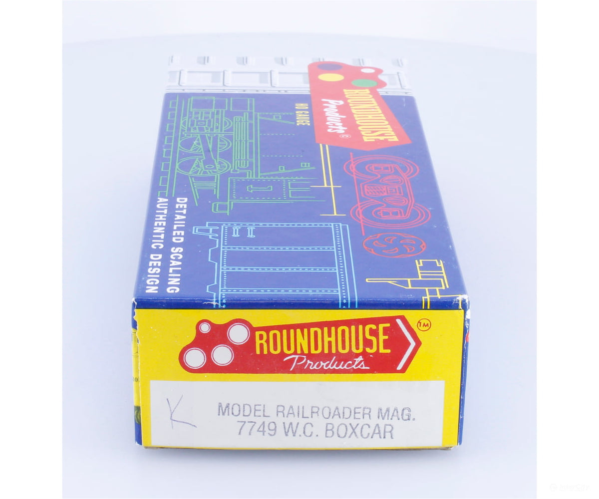 Roundhouse 7749 HO 50’ Plug Door Box car Kit Model Railroader 60 Years Wisconsin Central (WC) 26173 - Freight Cars