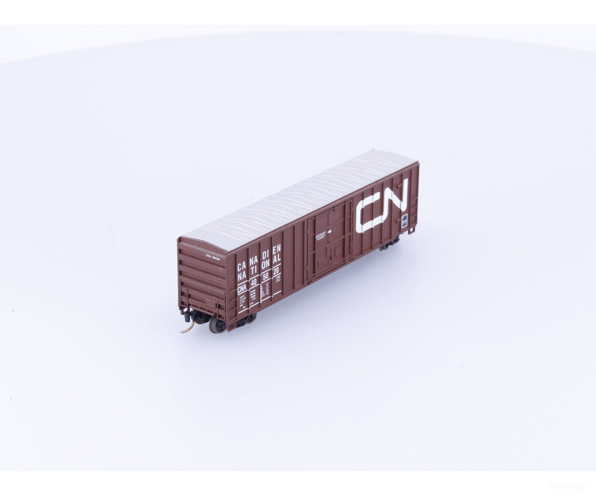 Roundhouse 83603 N 50’ FMC Plug Door Boxcar #2 Canadian National (CN) 405020 - Freight Cars
