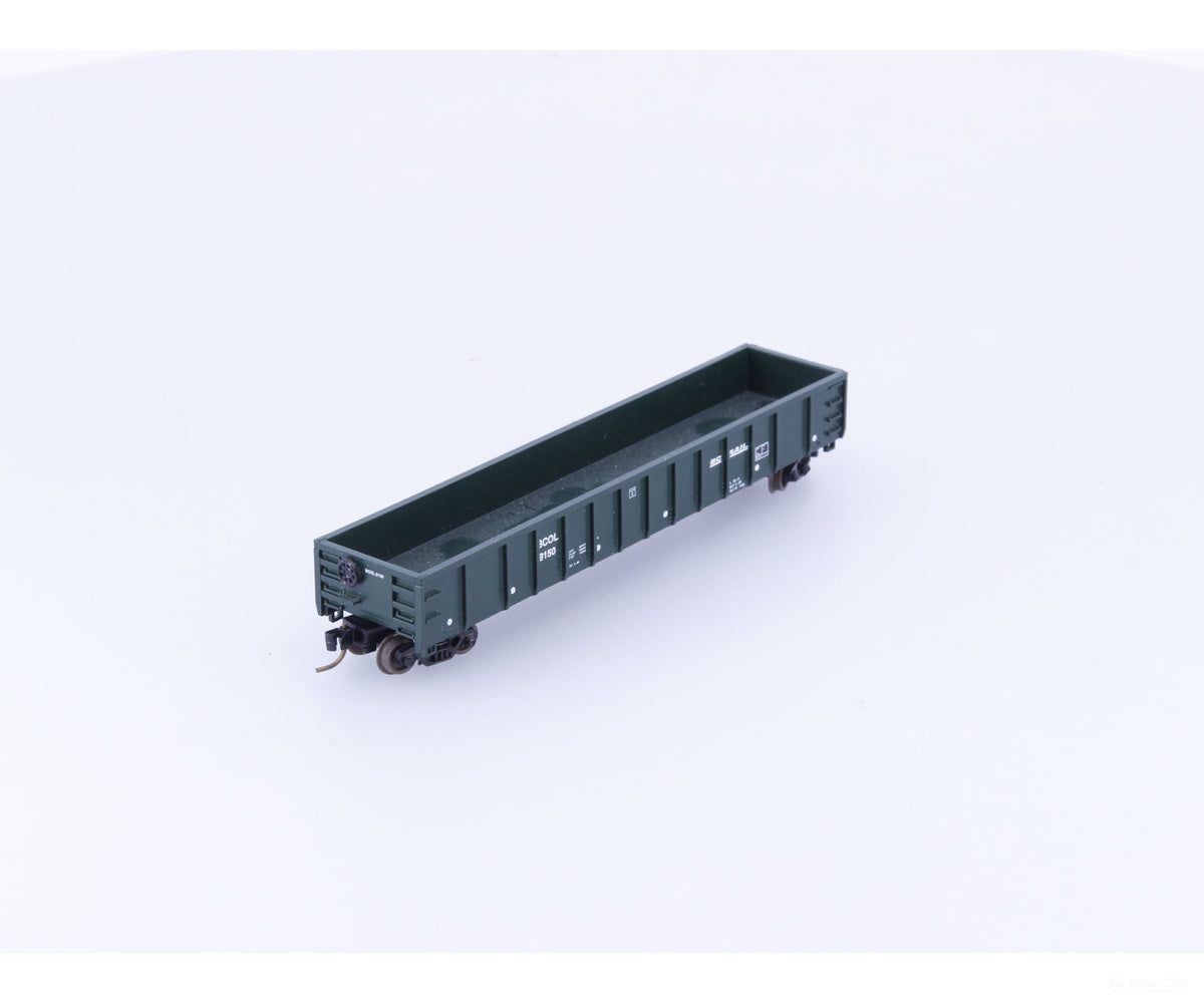 Roundhouse 84002 N 50’ Thrall Mill Gondola BC Rail (BCOL) 9150 - Freight Cars