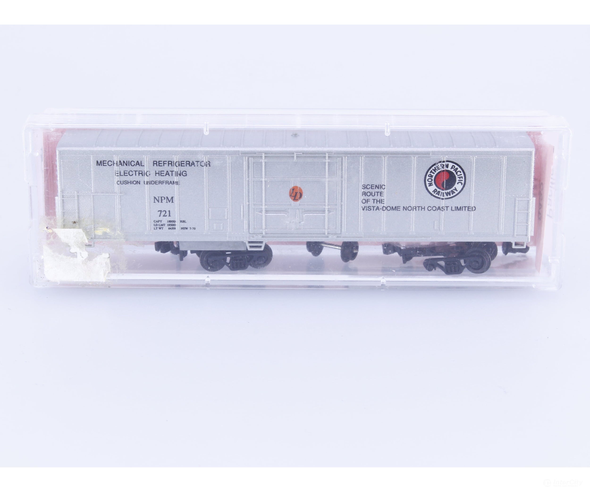 Roundhouse 8432 N 50’ Single Door Mechanical Reefer Northern Pacific (NP) 721 Freight Cars