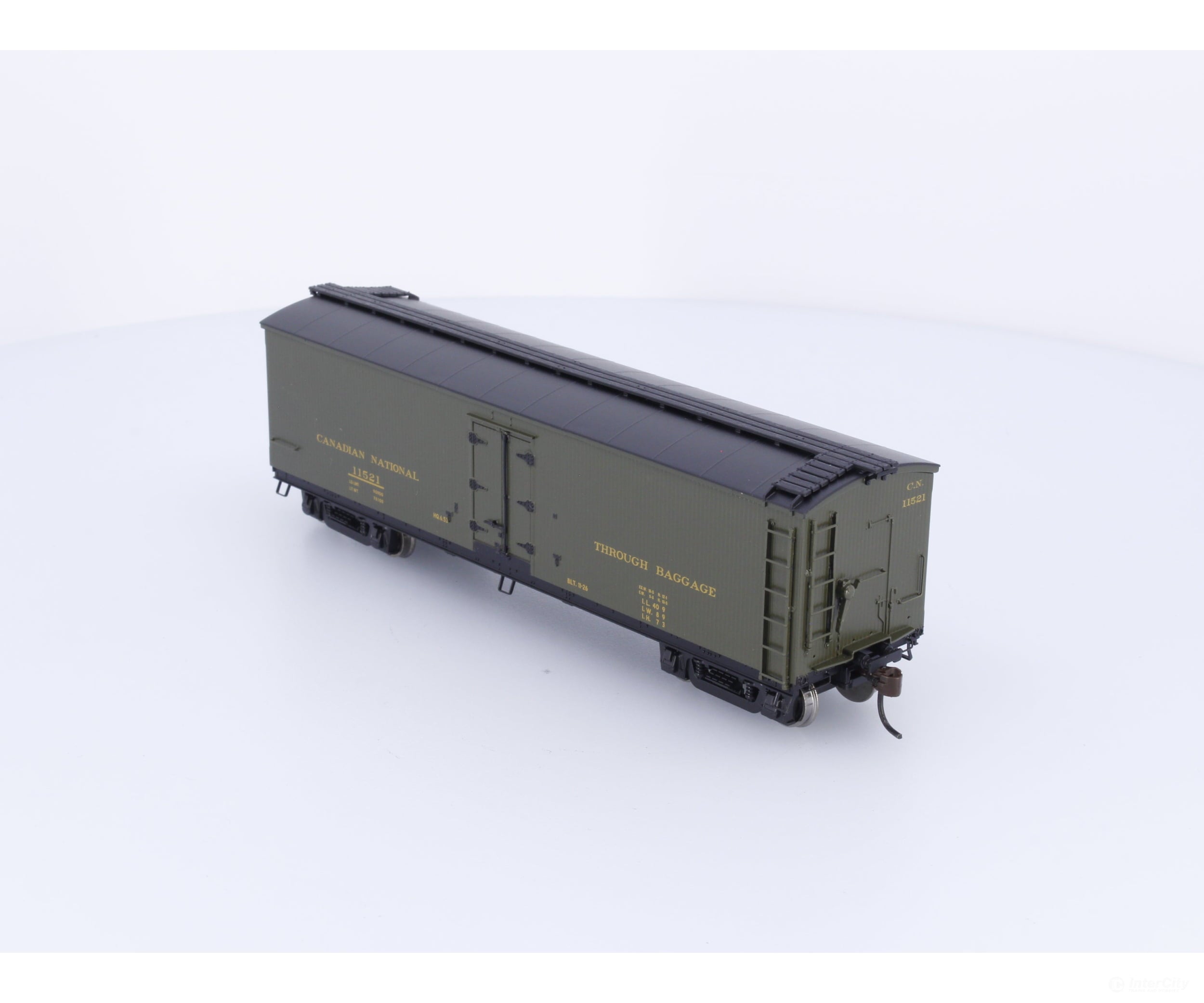 Roundhouse 84643 HO 40’ Wood Milk Car Canadian National (CN) 11521 (#1) Freight Cars
