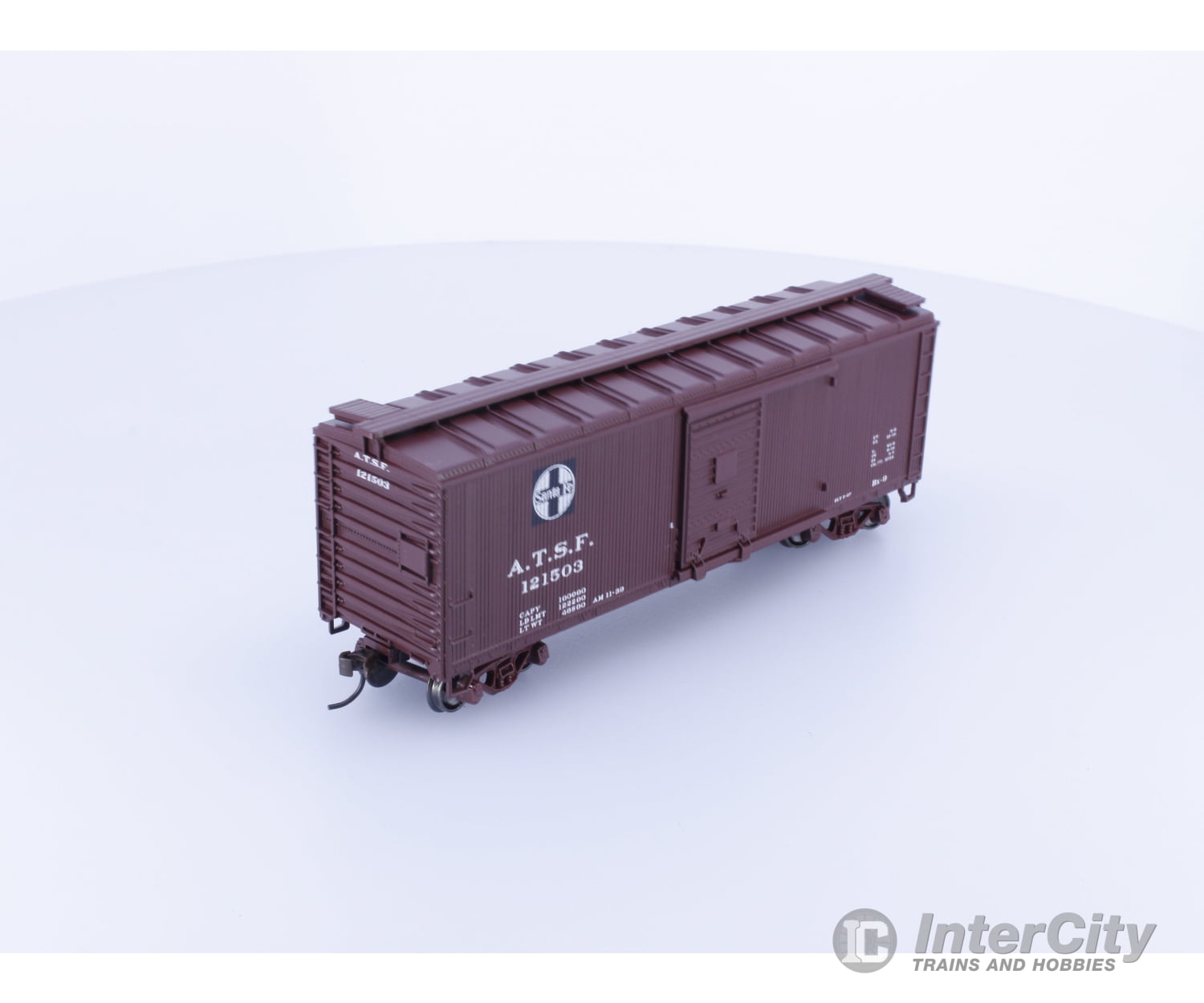 Roundhouse 84661 HO 40’ Double Sheathed Boxcar Atchison Topeka and Santa Fe (ATSF) 121503 Freight Cars