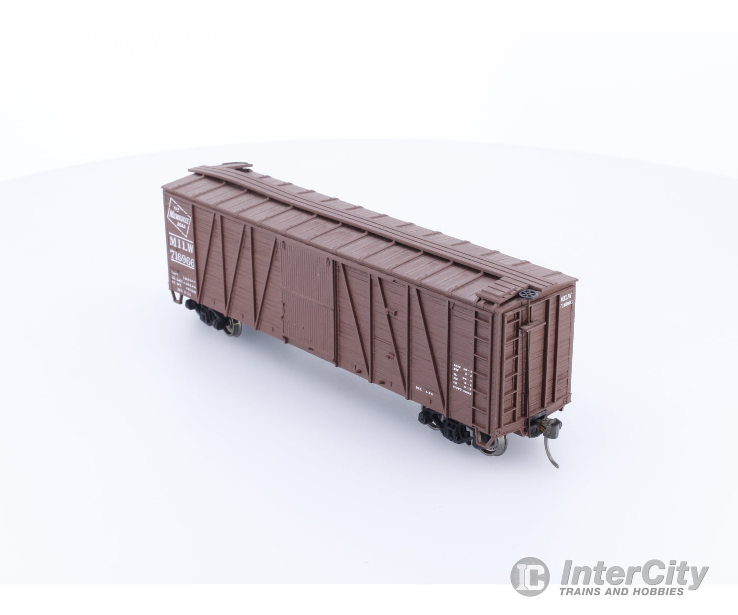 Roundhouse MILWBC HO 40’ Box Car Kit Milwaukee Road (MILW) 716966 Freight Cars