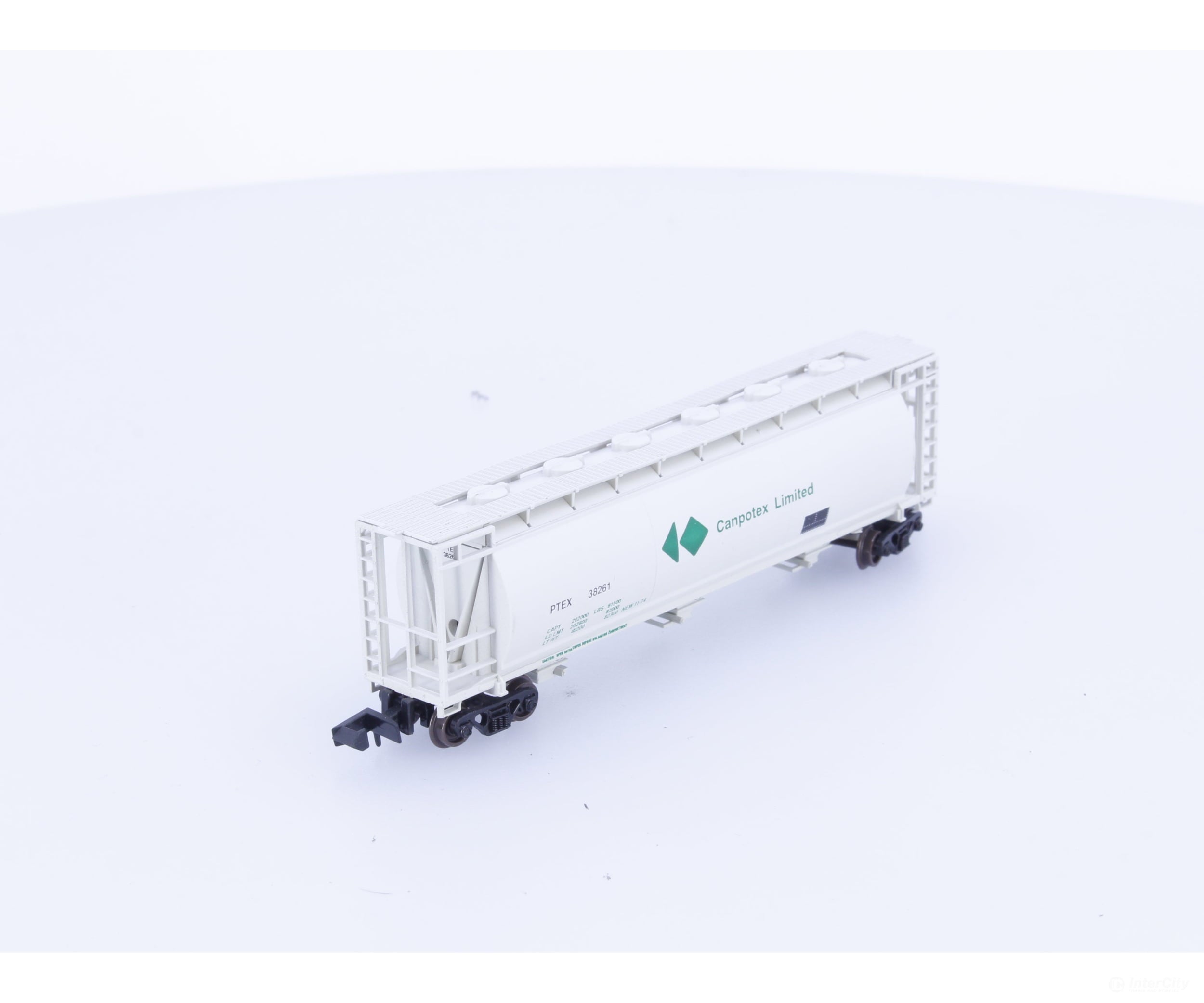 S&R Models 611 N 3 Bay Cylindrical Hopper Canpotex PTEX 38261 Freight Cars